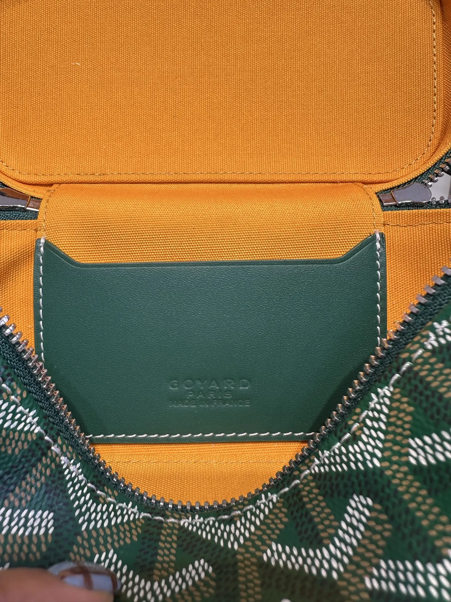 Goyard 綠色 小牛皮 收納包 旅行收納款