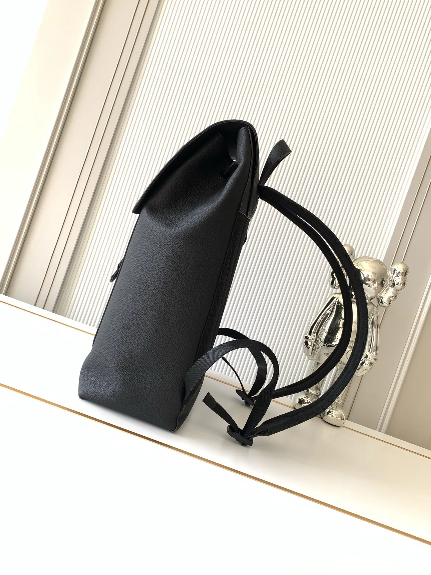 Louis Vuitton Black Backpack Leather
