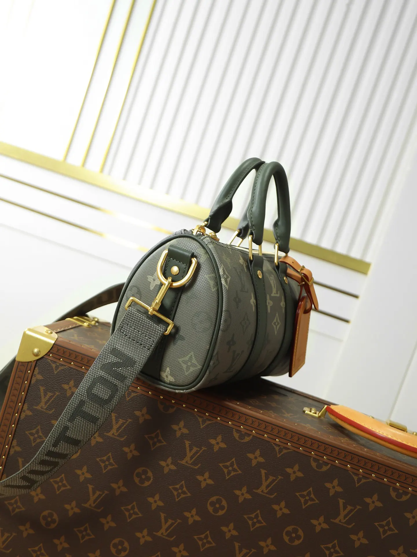 LV Keepall 牛皮 旅行包 大容量旅行款