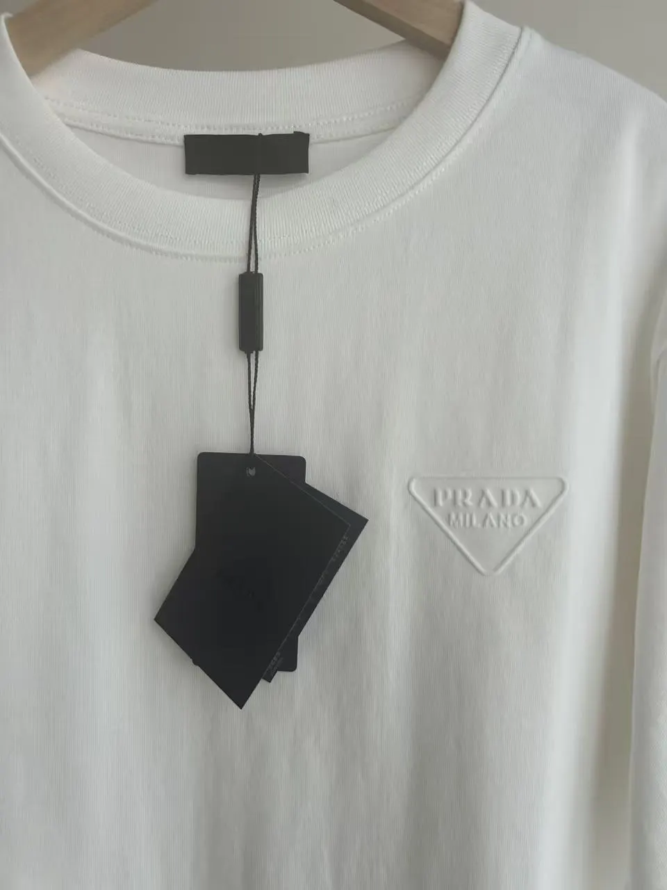 Prada 棉质 三角标 短袖T恤