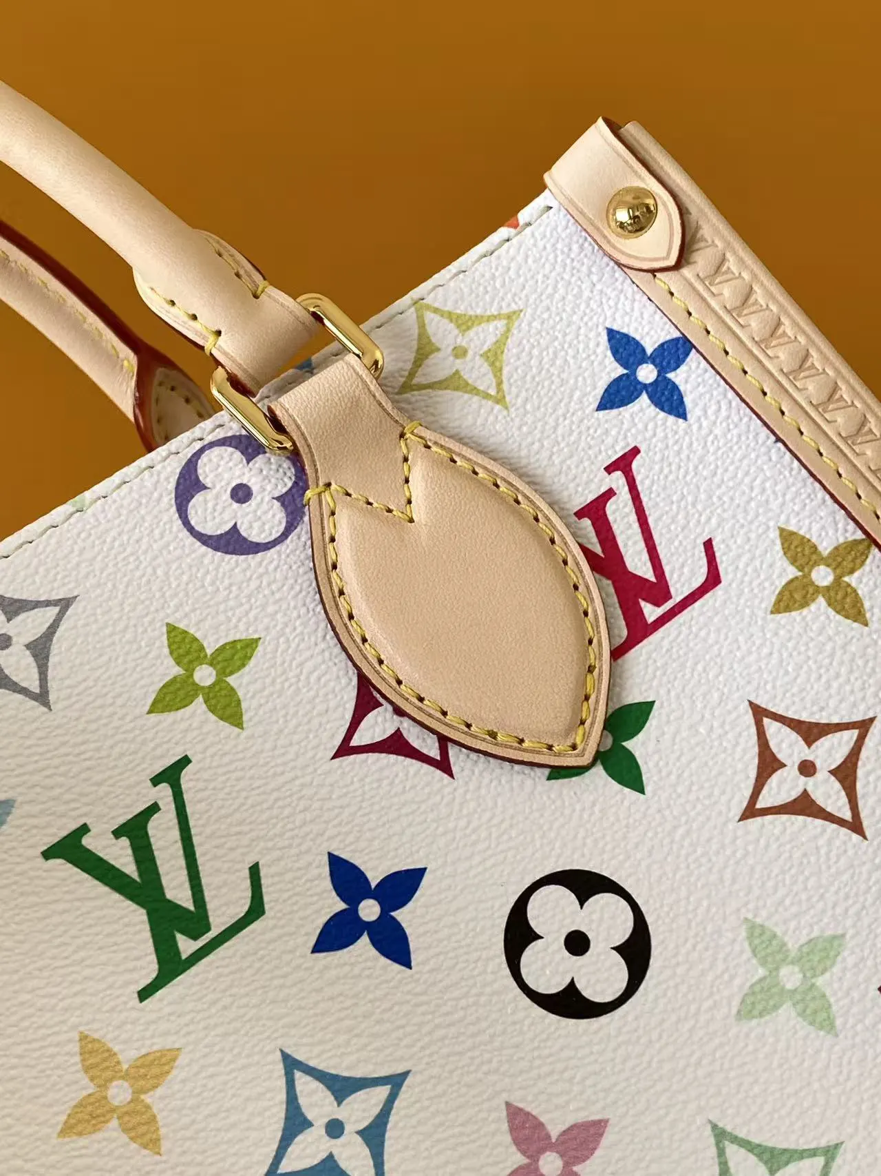 LV 牛皮 手提包 通勤手提款
