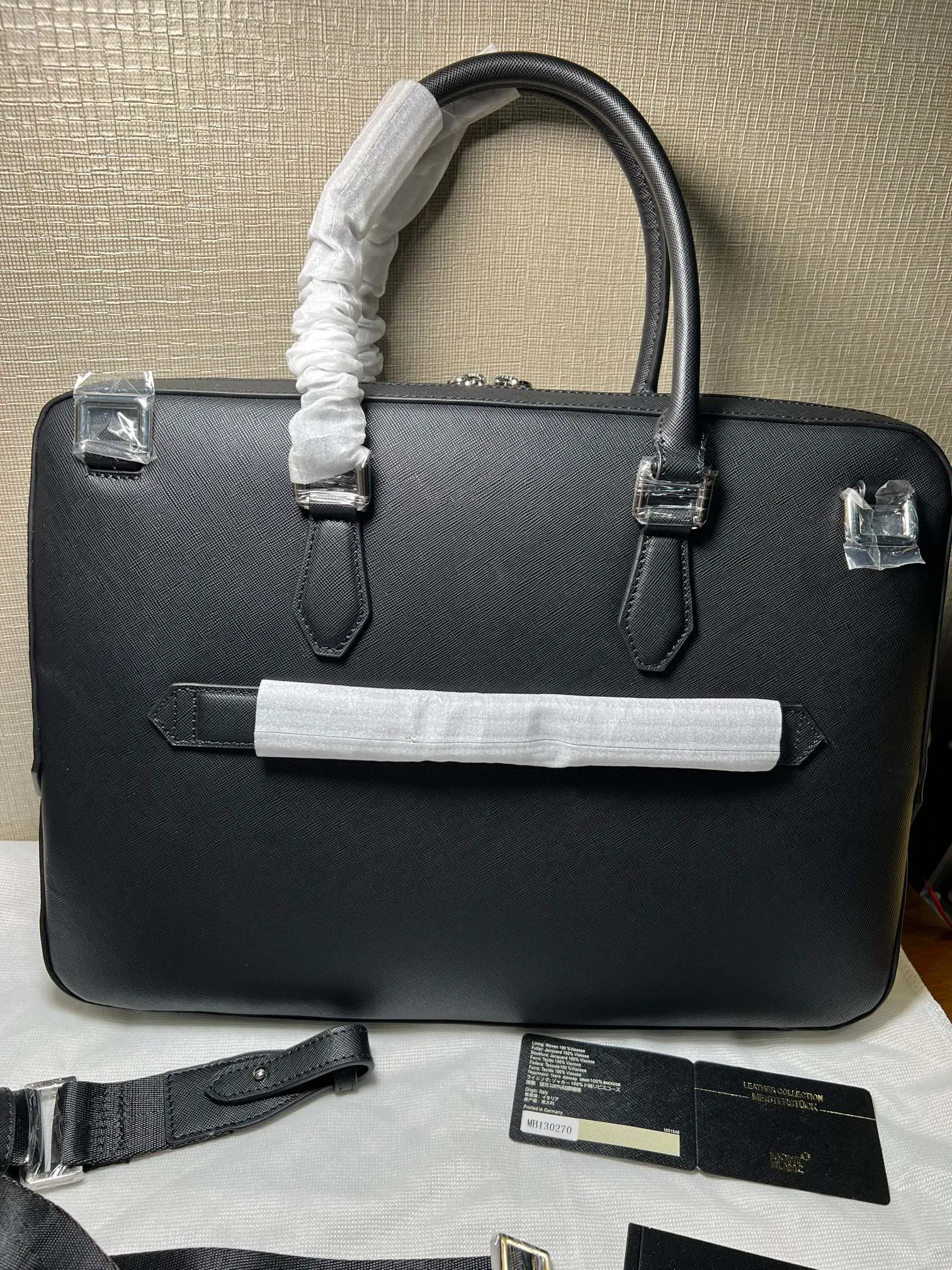 Briefcase Business Commuter Leather