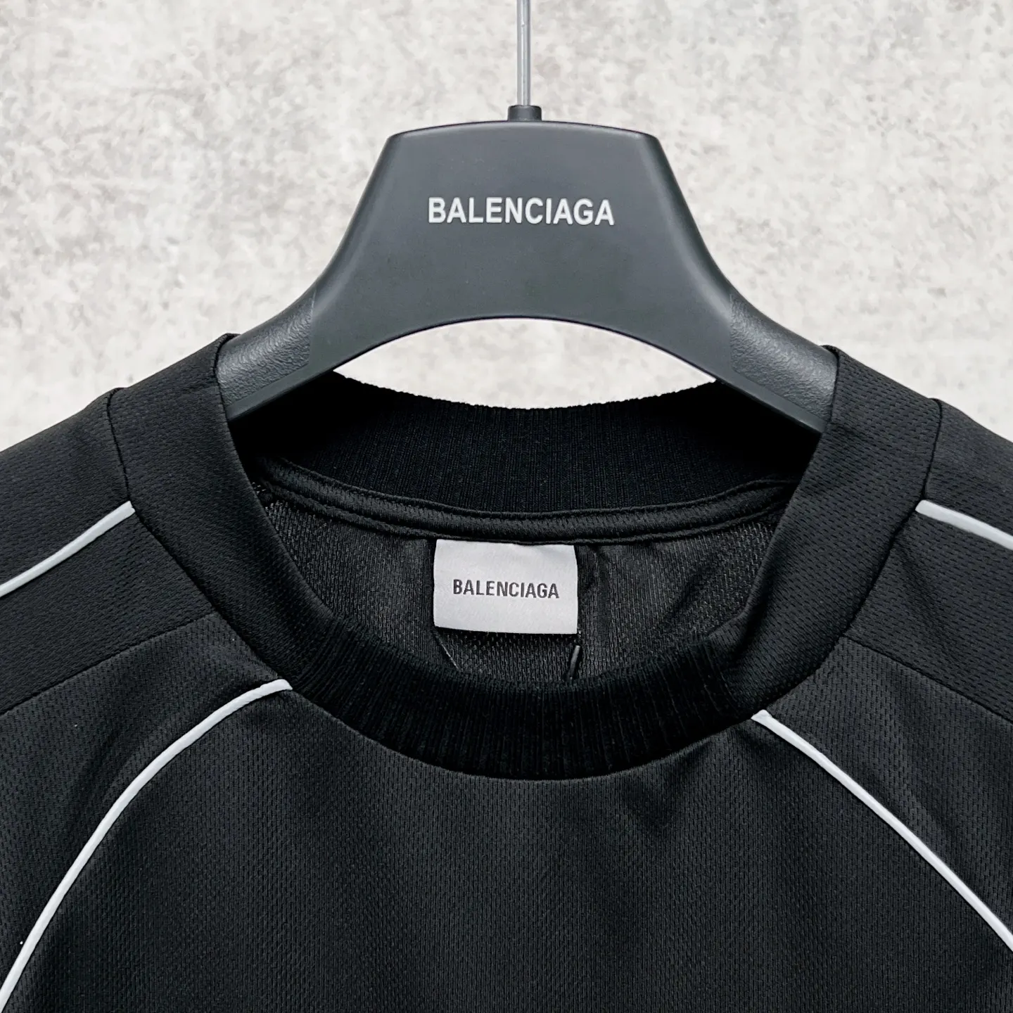 Balenciaga Black Logo Short Sleeve T-Shirt Loose