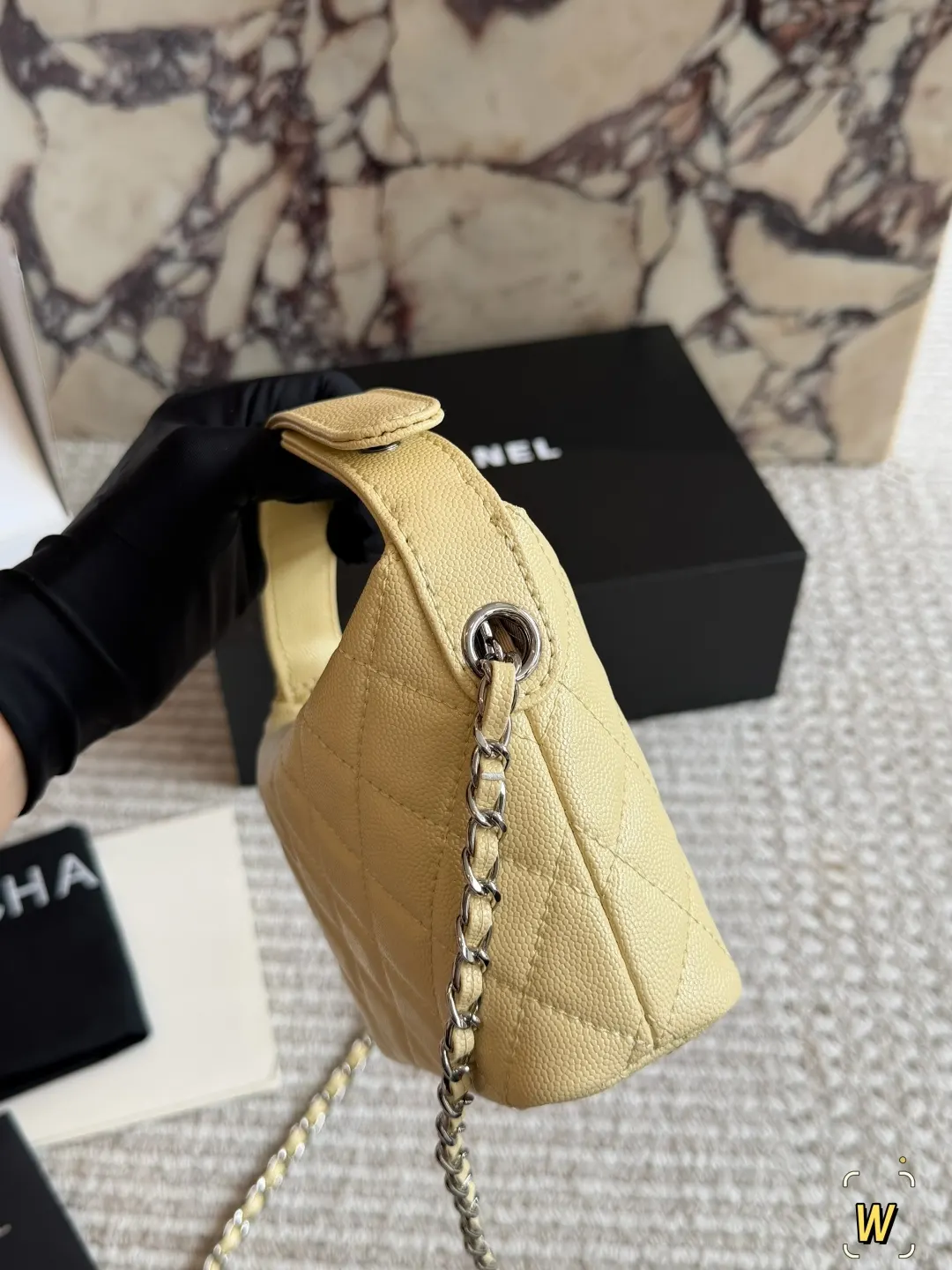 Chanel Hobo Shoulder Bag Vintage Leather