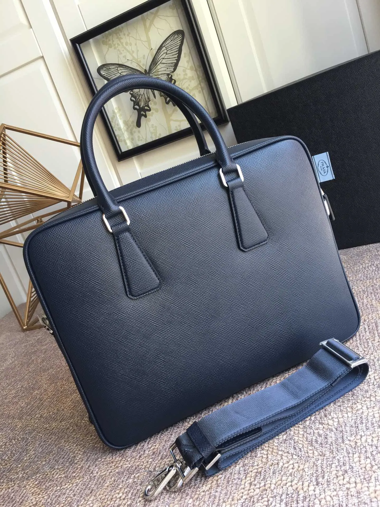 Blue Briefcase Business Commuter