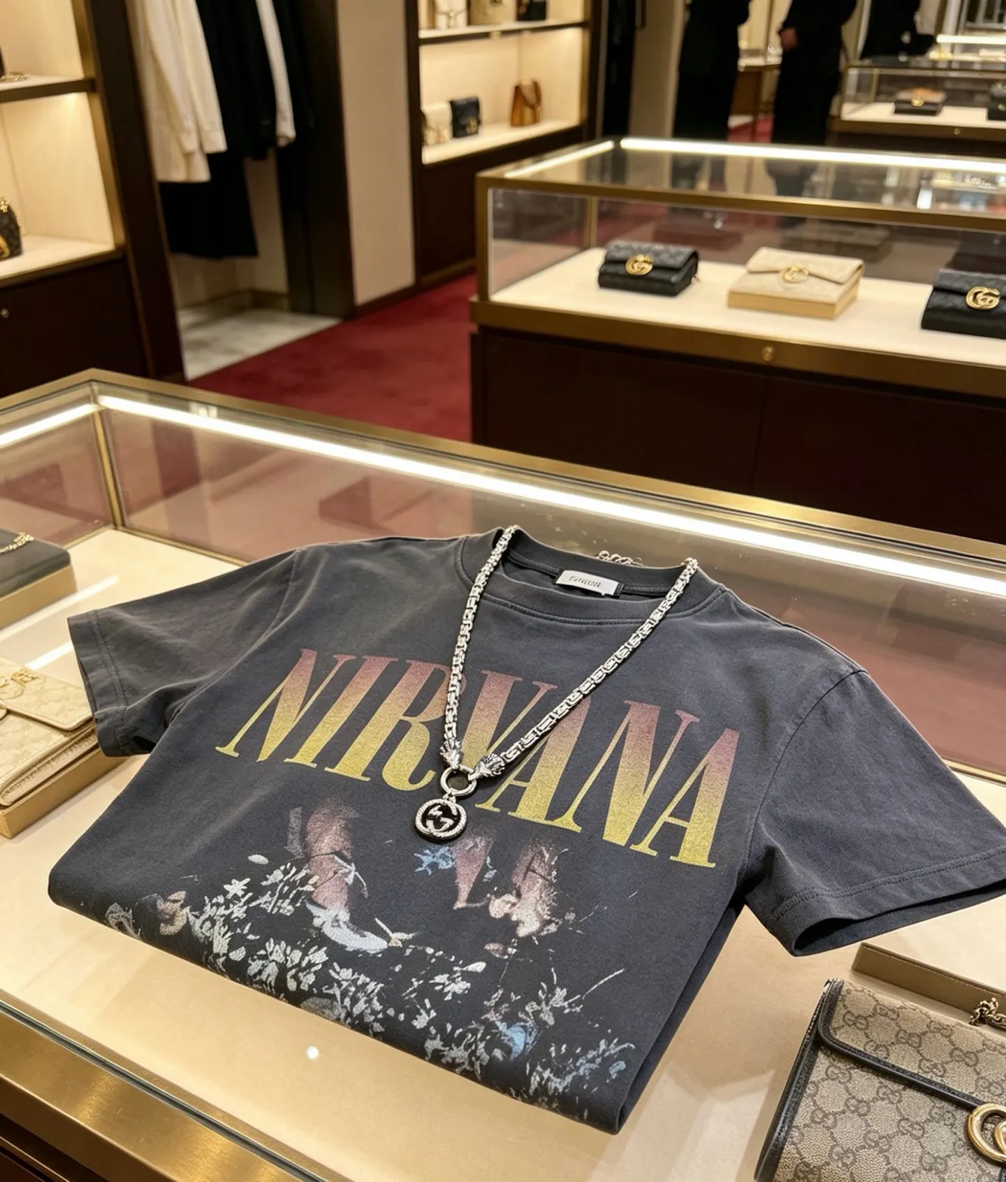 Gucci 鏈條包 單肩斜挎