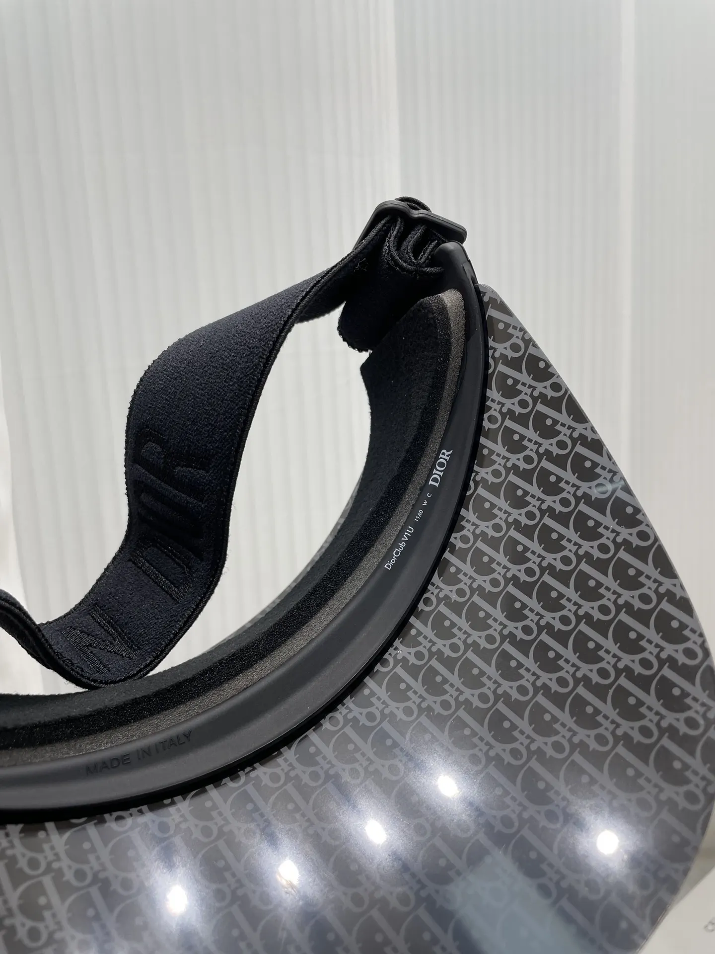 Dior 黑色Oblique腰带 皮革拼接款