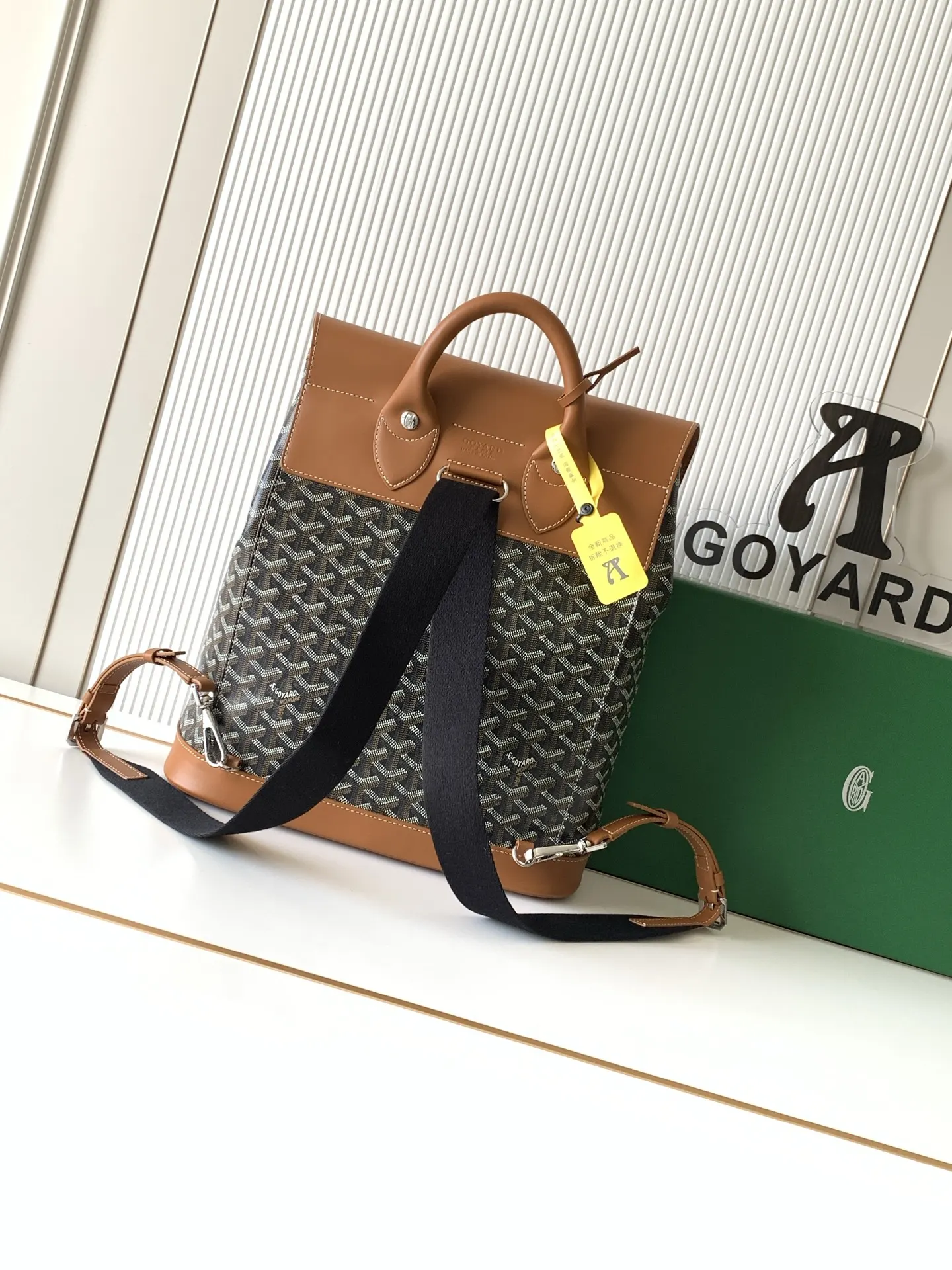 Goyard 黑色 棕色 雙肩包 实用雙肩款