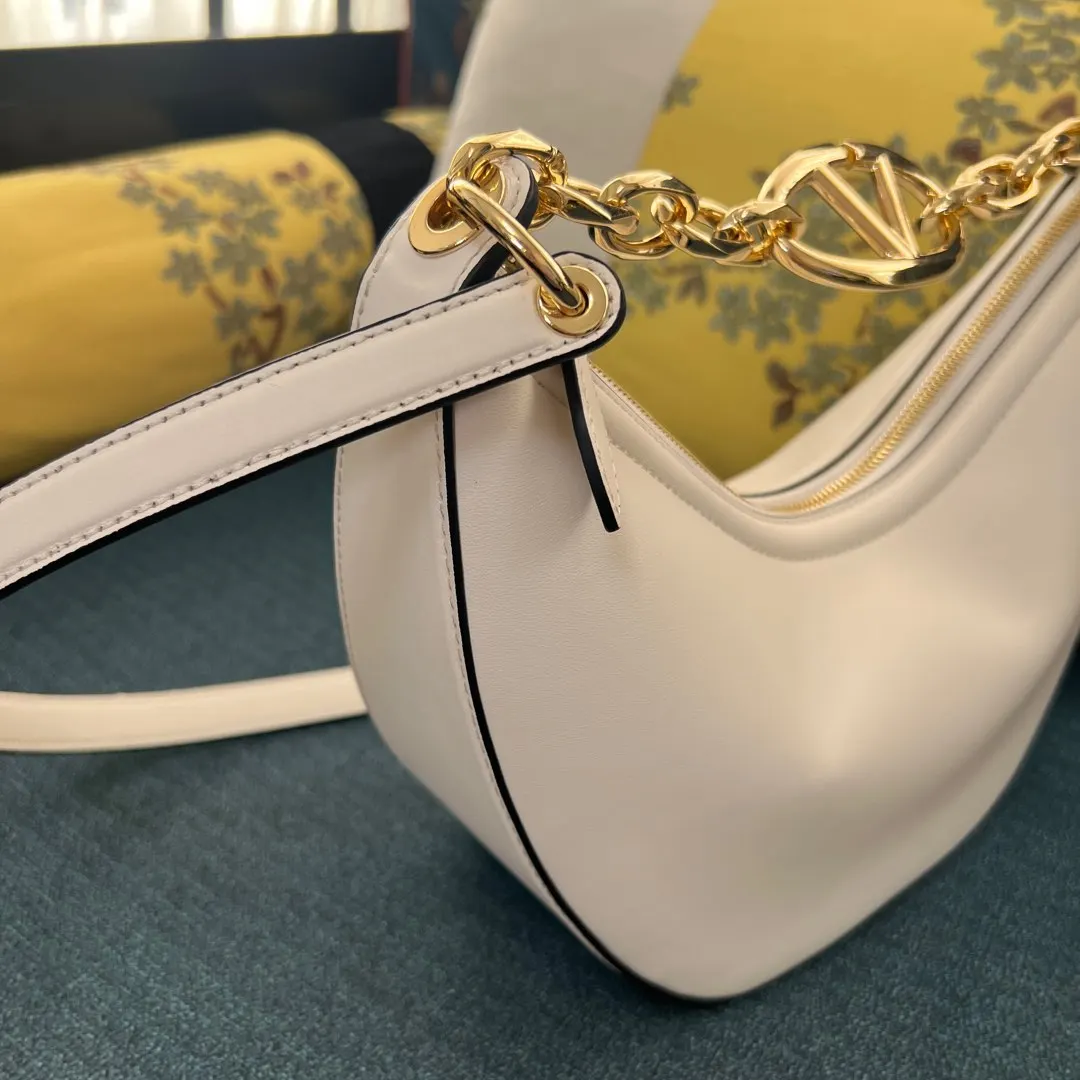 Gold Hobo Shoulder Bag Vintage