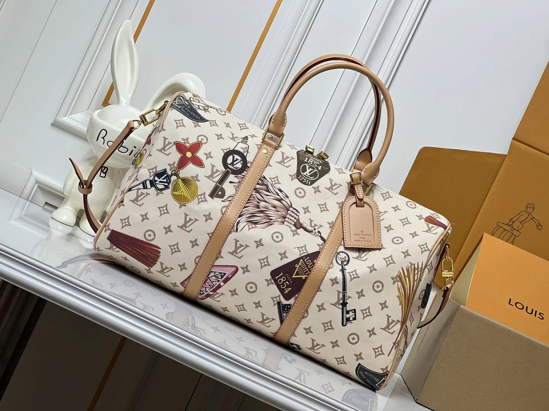 Keepall 帆布 旅行包 大容量旅行款