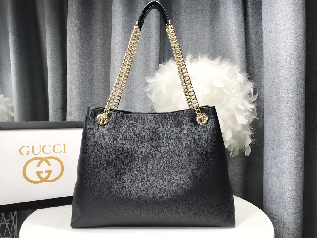 Black Chain Bag Leather