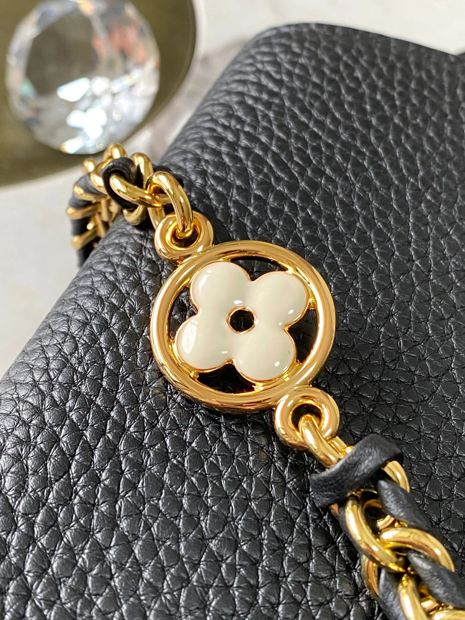 Black White Chain Bag