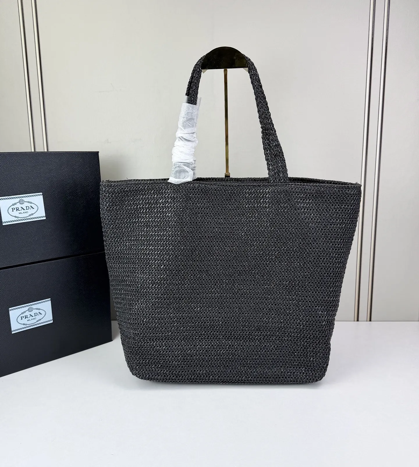 Prada 刺绣 Logo 托特包