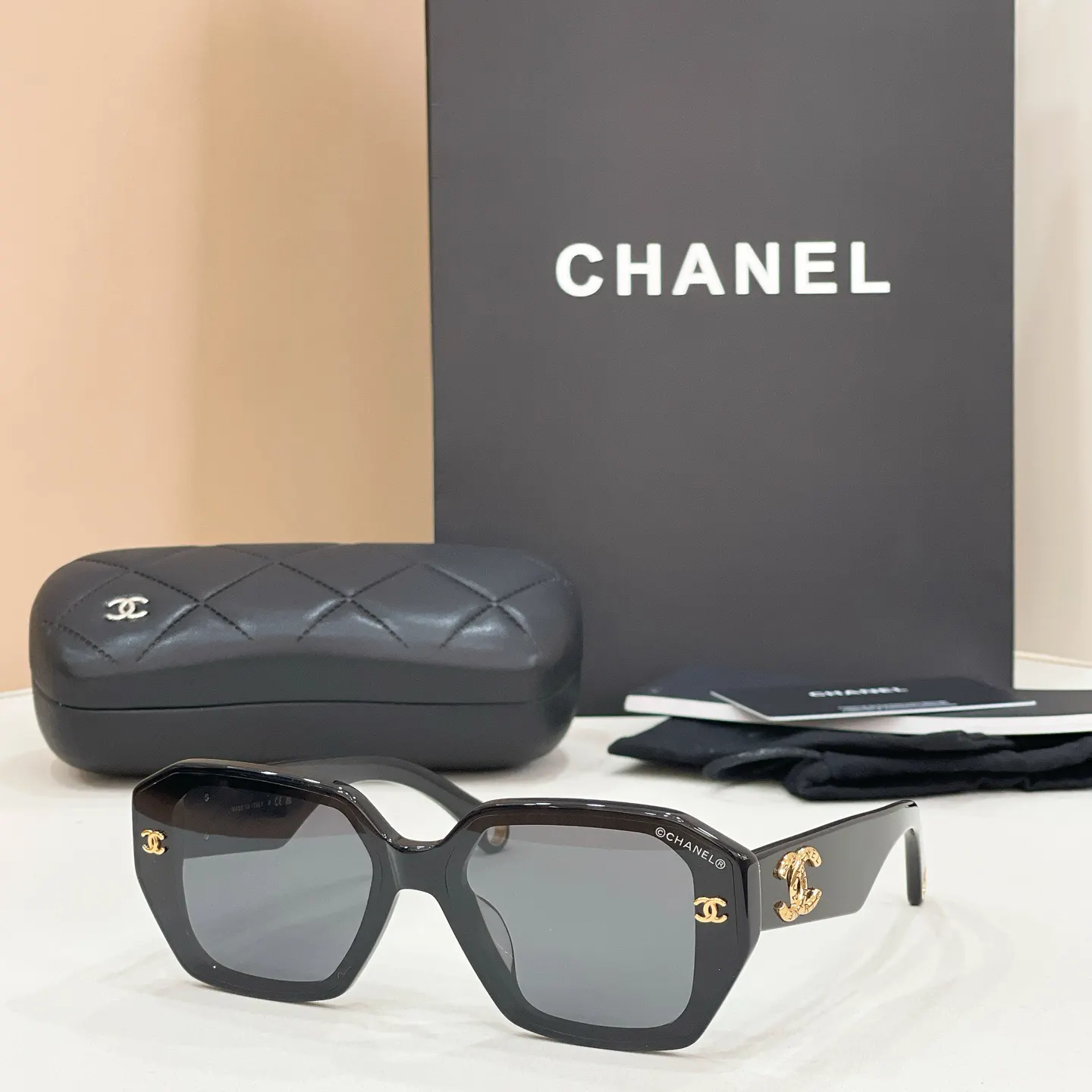 Chanel 黑色 光学眼镜