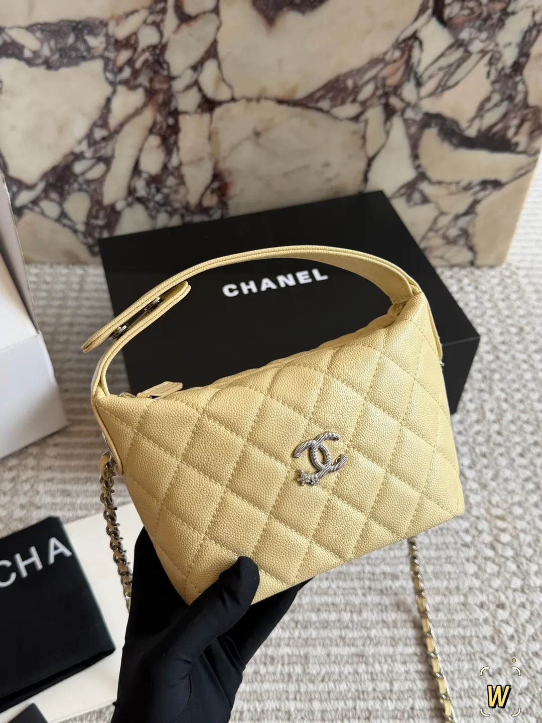 Chanel Hobo Shoulder Bag Vintage Leather
