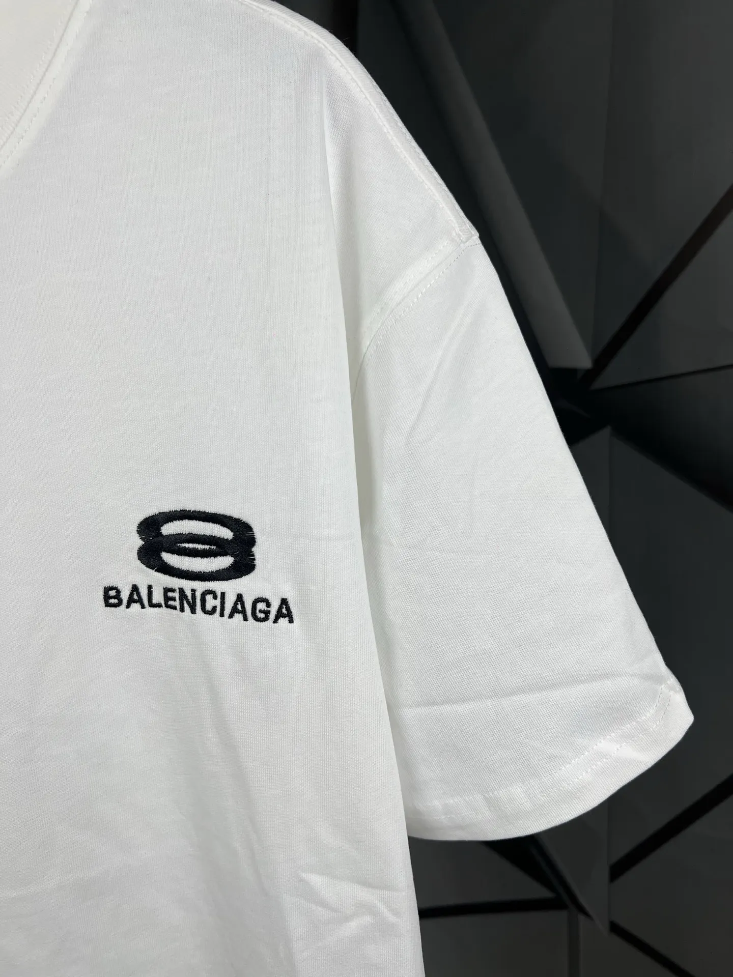 Balenciaga 26SS 刺绣 纯棉 短袖T恤
