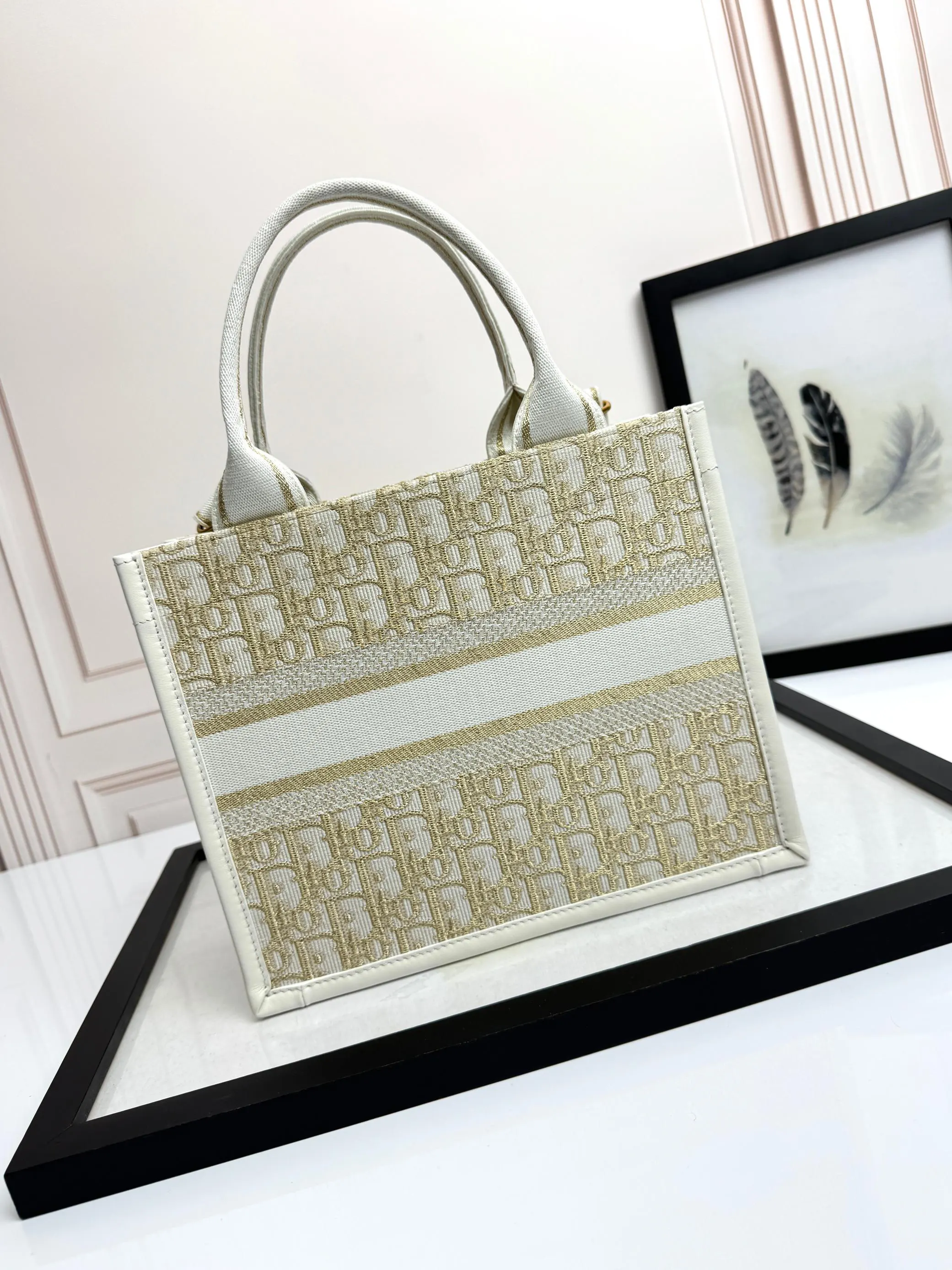 Dior Book Tote Oblique 皮革 托特包
