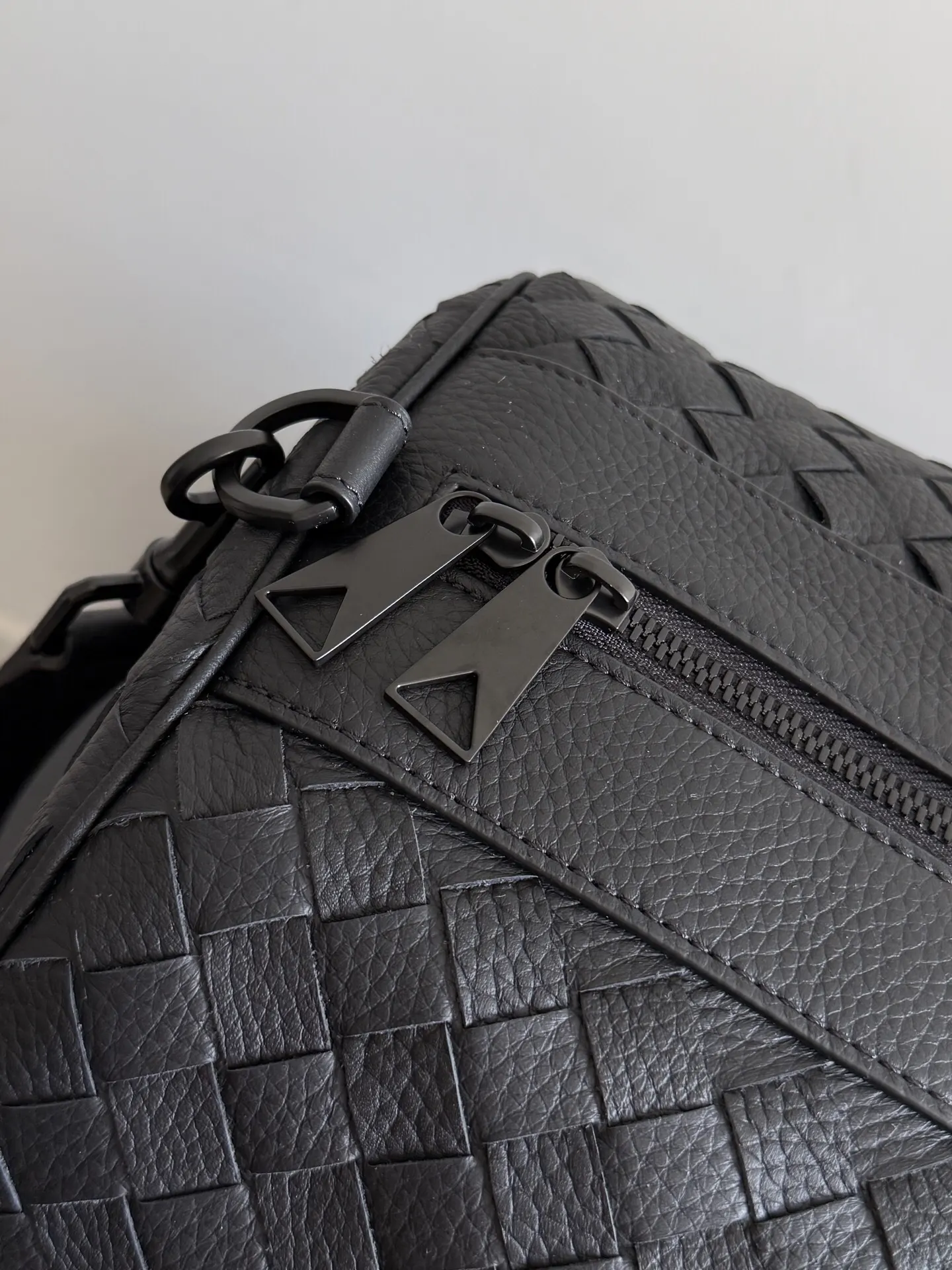 Bottega Veneta 黑色 麂皮 旅行包 大容量旅行款