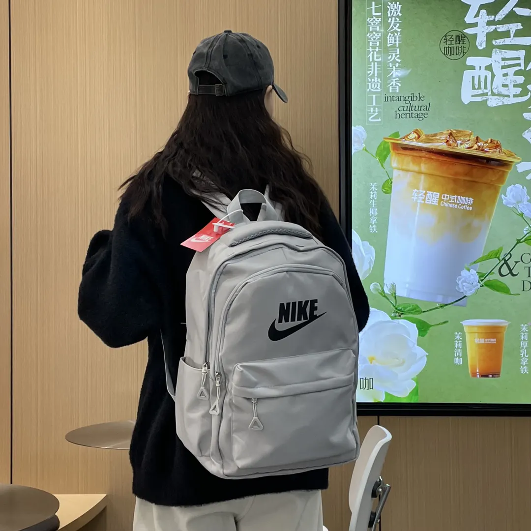 NIKE耐克 男女同款简约百搭休闲校园高中大学 双肩包 实用双肩款