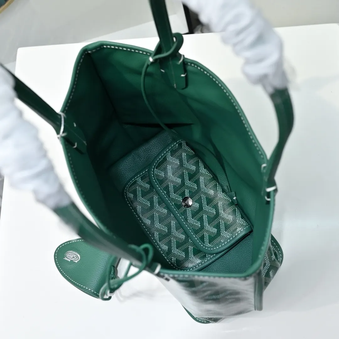 Goyard 牛皮 高 戈雅双面mini 王菲同款购物袋 头层牛皮 托特包 大容量托特款