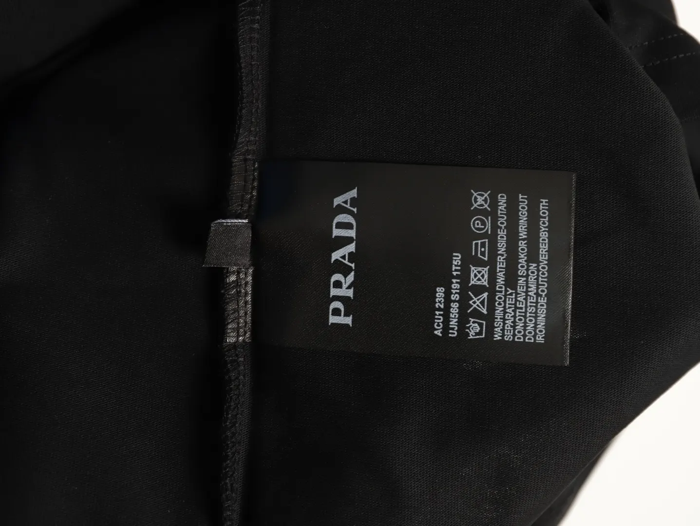 Prada 蓝标徽章 棉质 印花 短袖T恤
