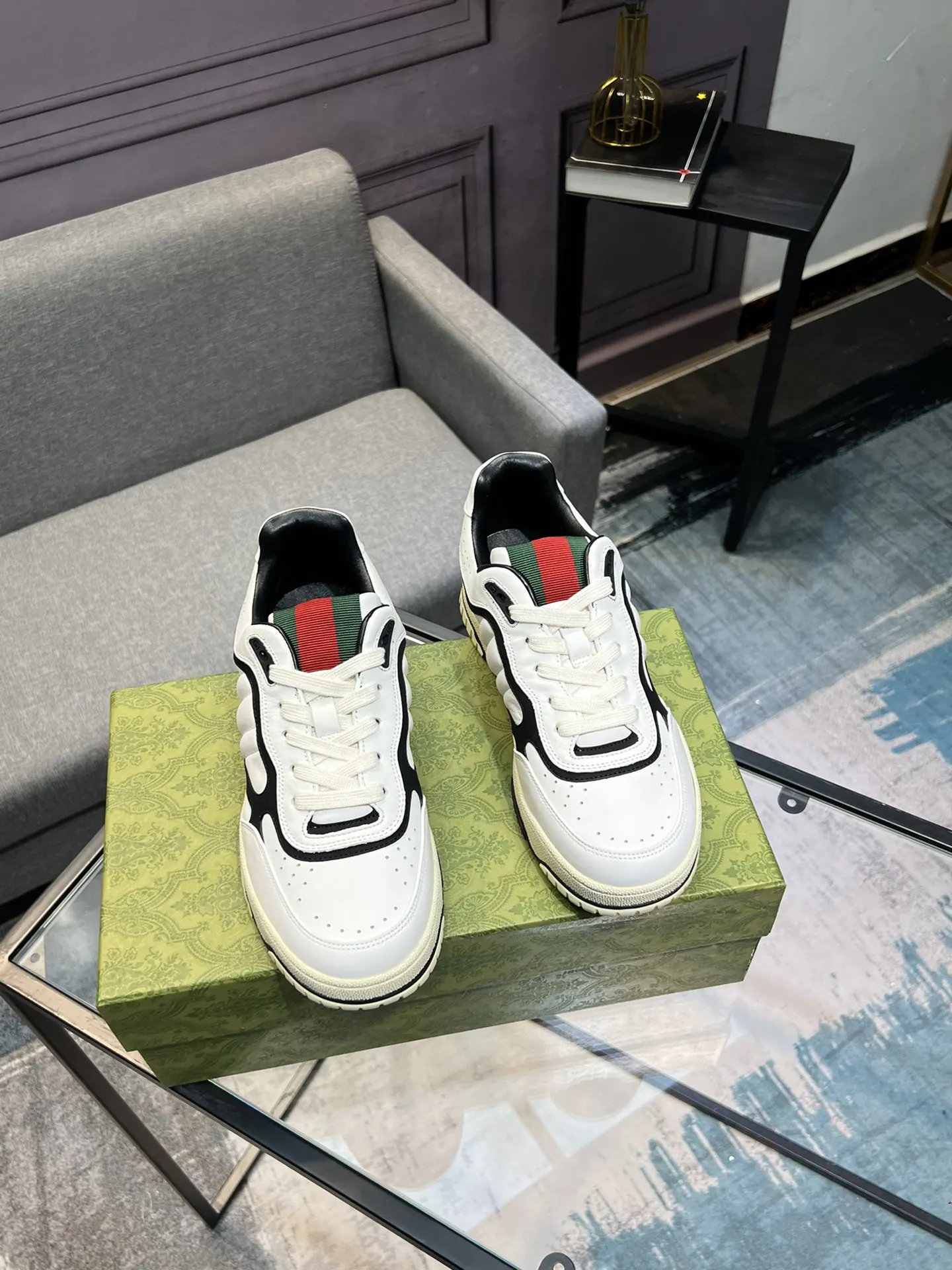 Gucci Logo休闲运动鞋
