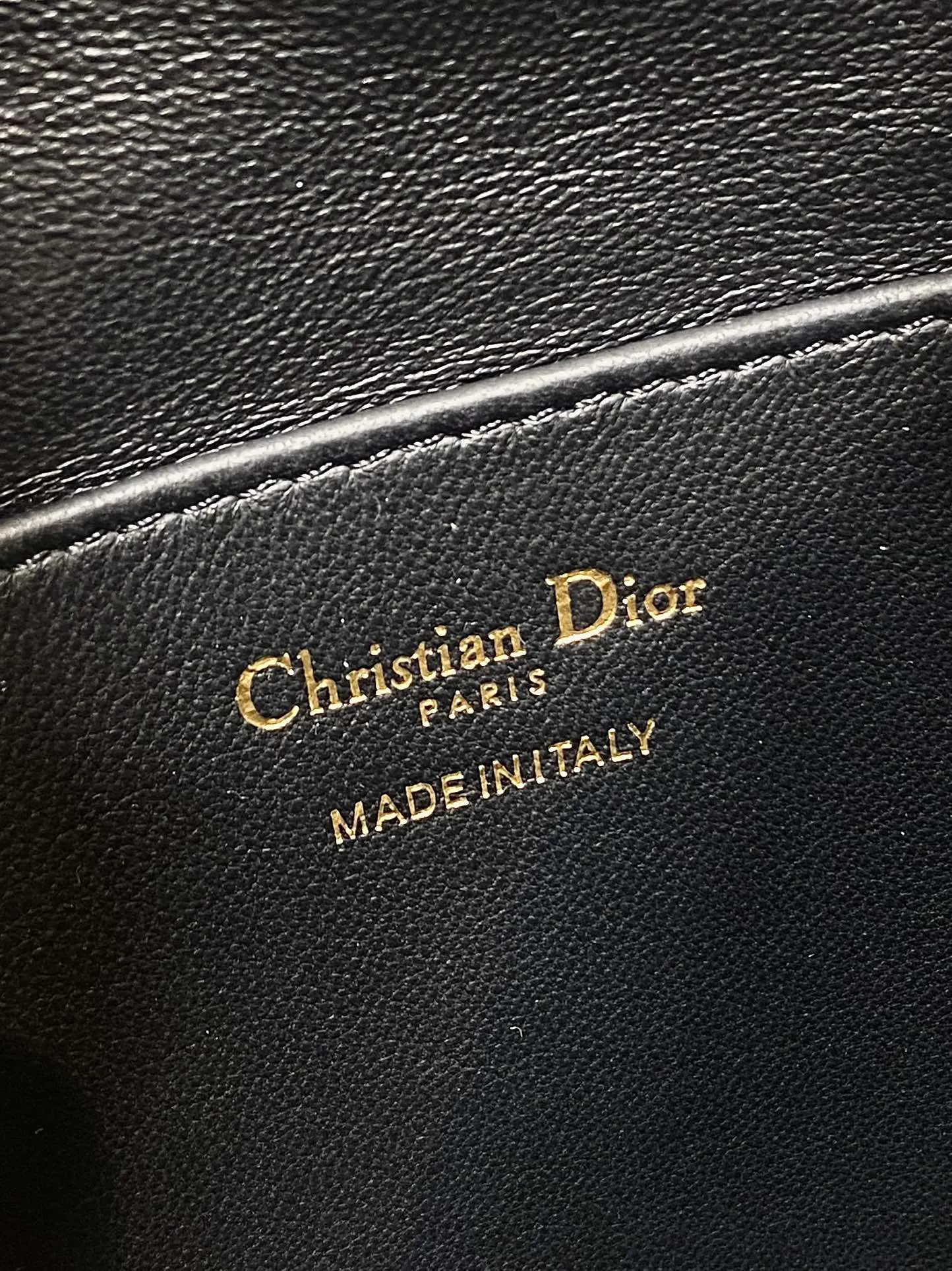Dior Caro Leather Bucket Bag