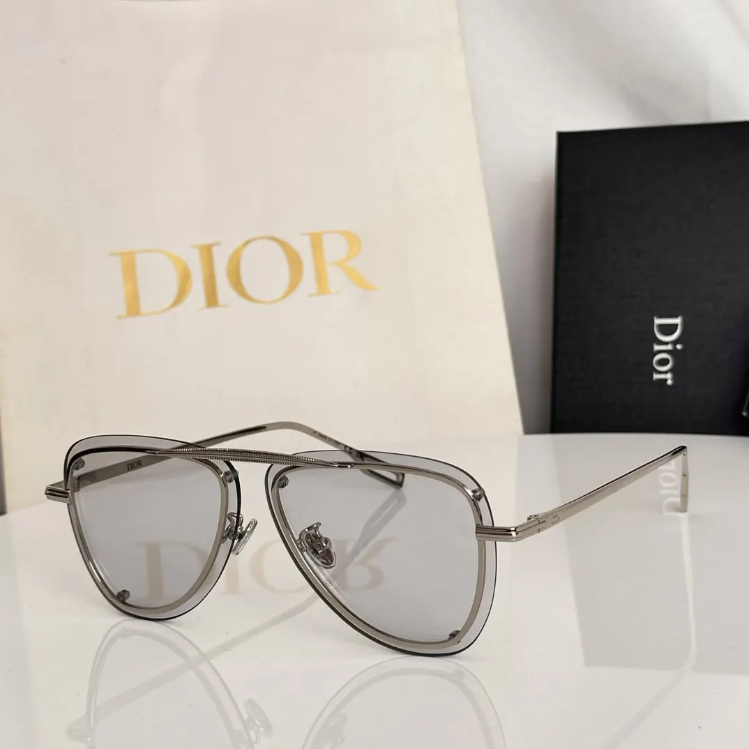 Dior 金属框无框太阳镜 轻盈遮阳款