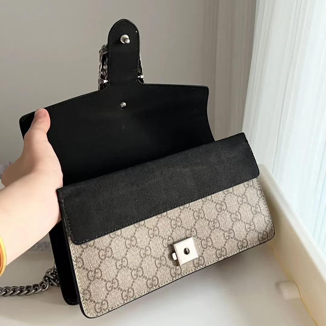 Gucci Dionysus Red Monogram Crossbody Bag Image 7 Gucci Dionysus Red Monogram Crossbody Bag Image 7
