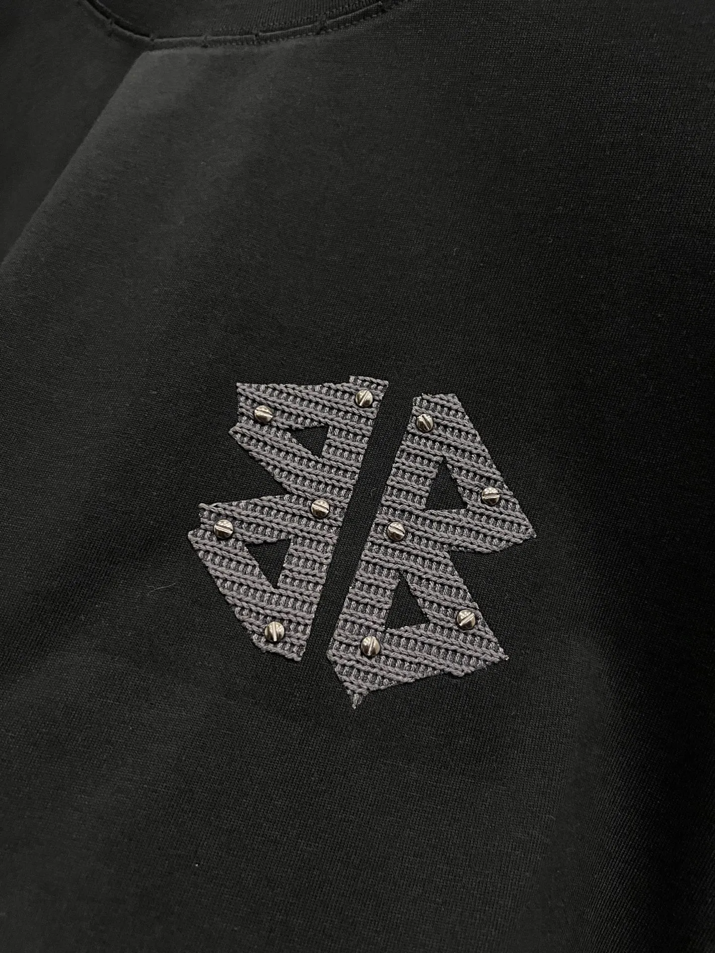 Balenciaga 黑色 Logo 短袖T恤 宽松休闲