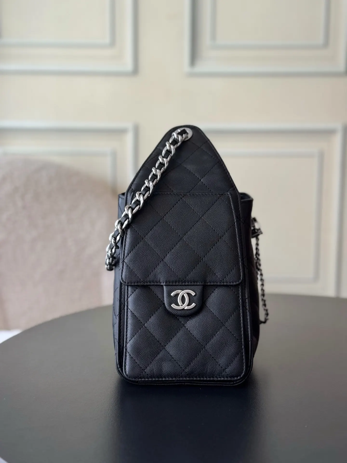 Chanel Hobo Shoulder Bag Vintage Leather