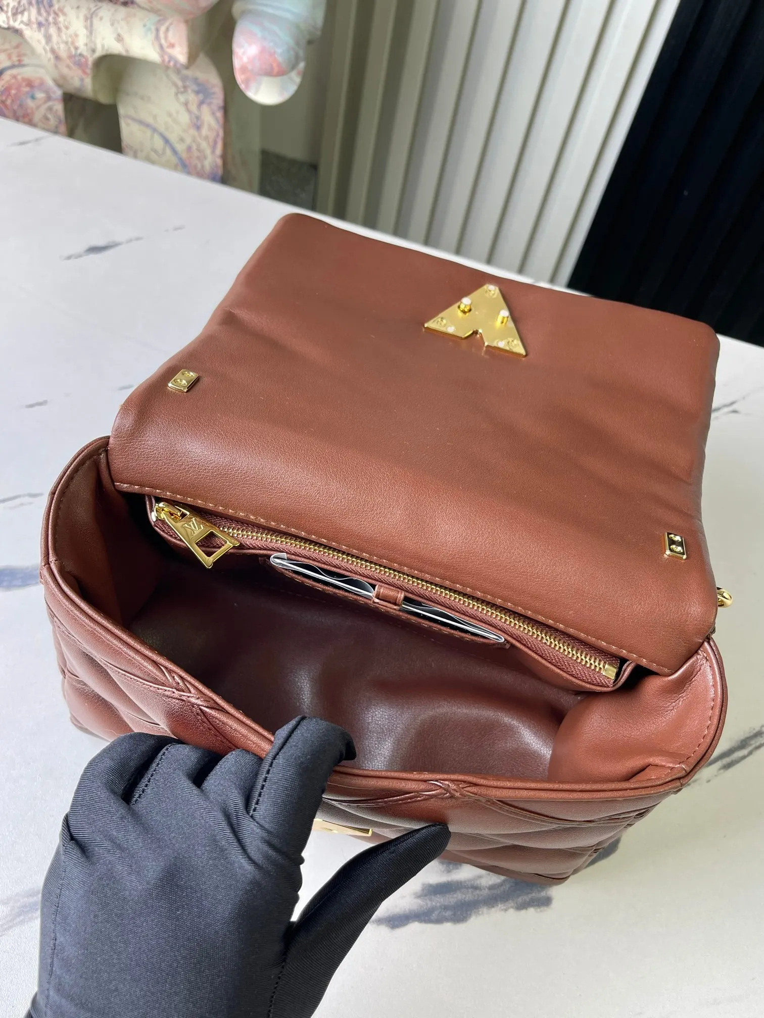 LV 焦糖色 羊皮 行李箱 旅行拉杆款 轻便出行款