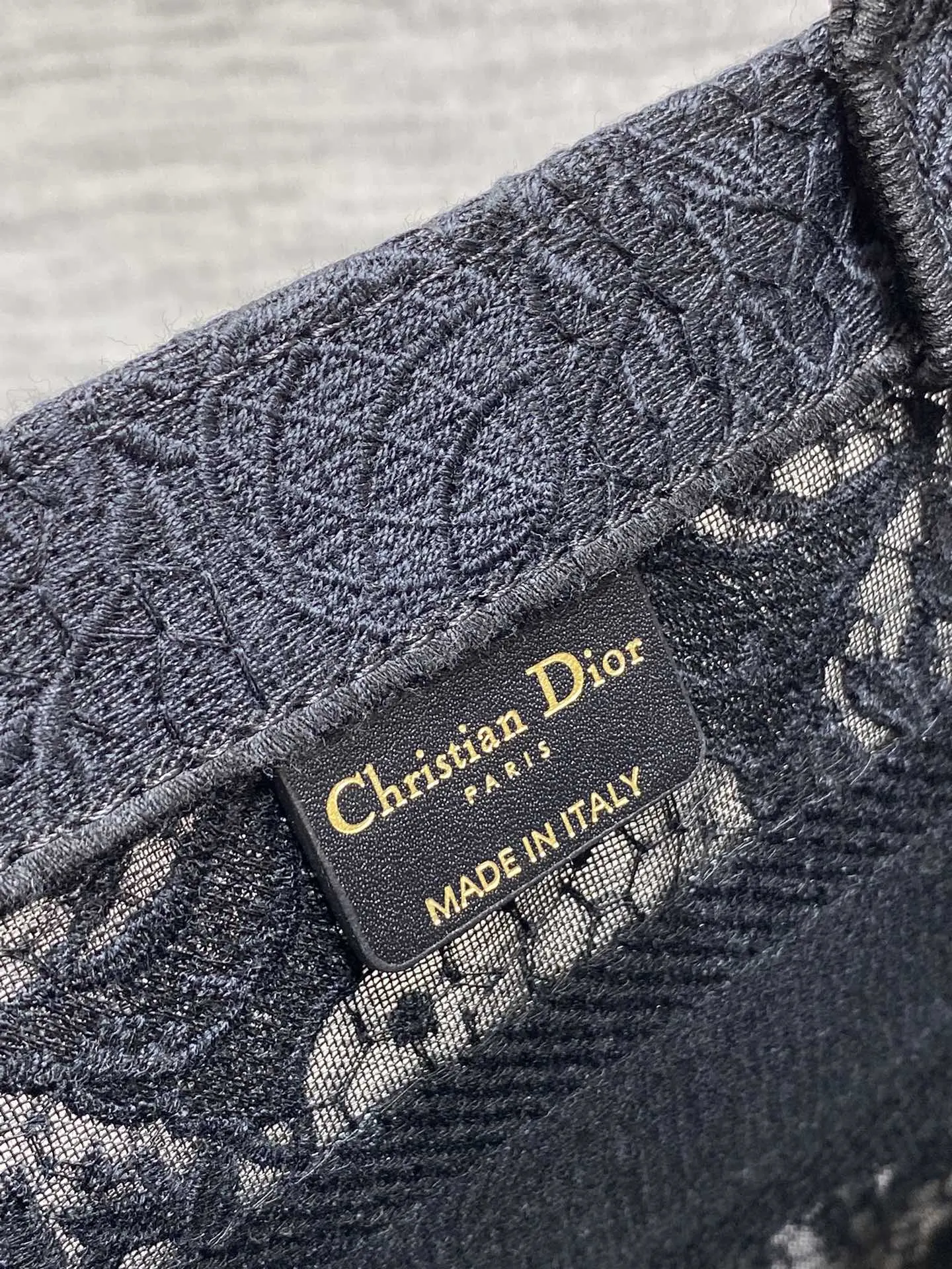 Dior Dⅰor 进口 刺繡蕾丝购物袋 Tote最新尺寸小 托特包 大容量托特款