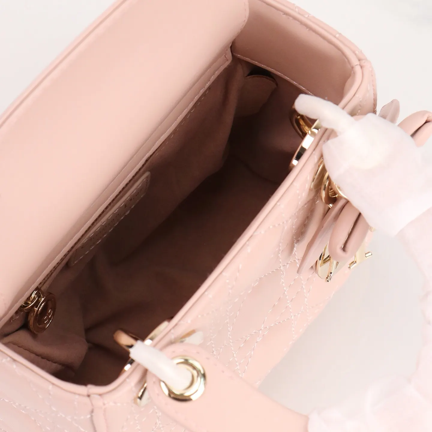 Dior Lady Dior Pink Crossbody Bag