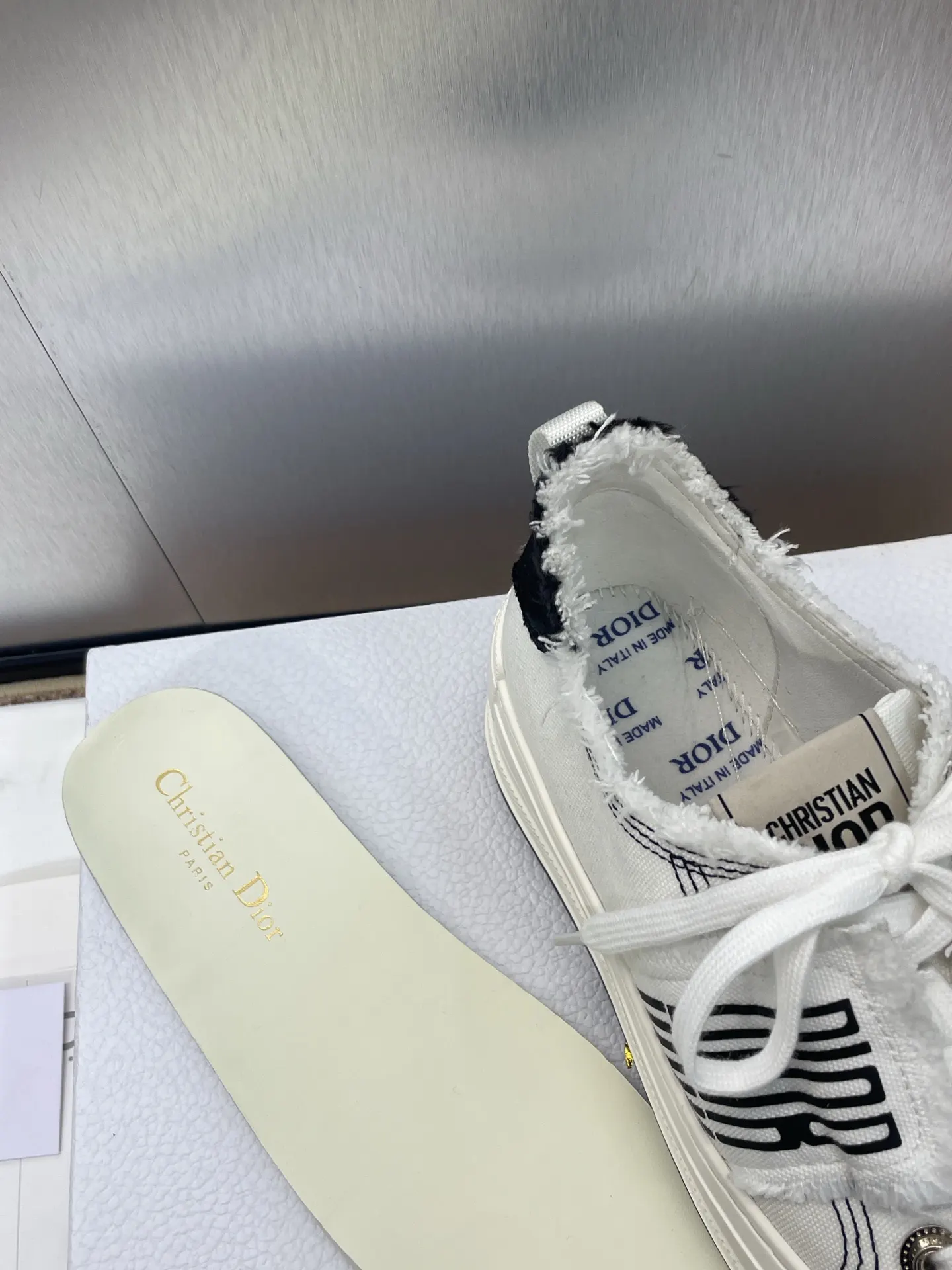 Dior 厚底 拼色 运动鞋