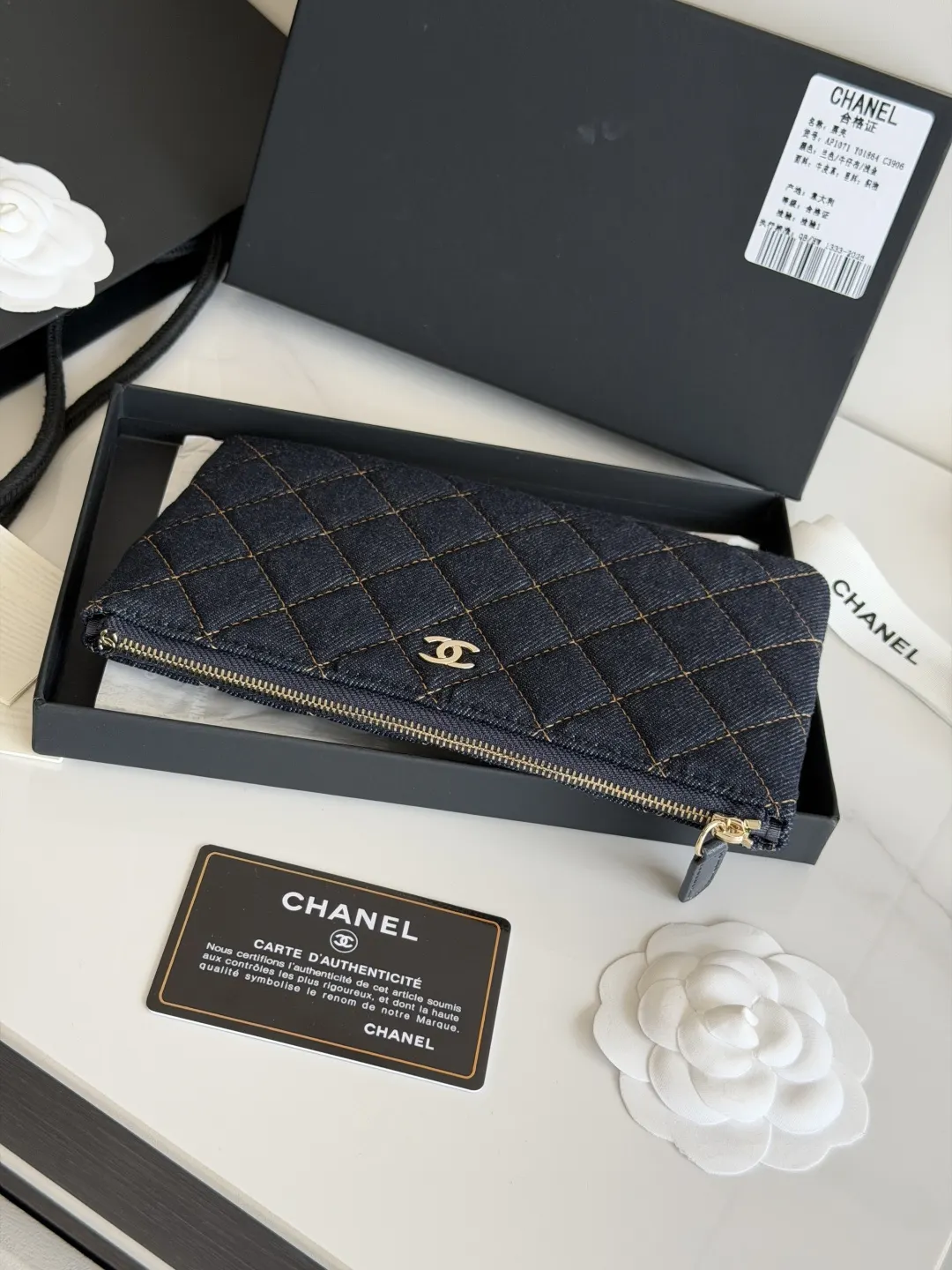 CHANEL 牛仔 手拿包 精致手拿款
