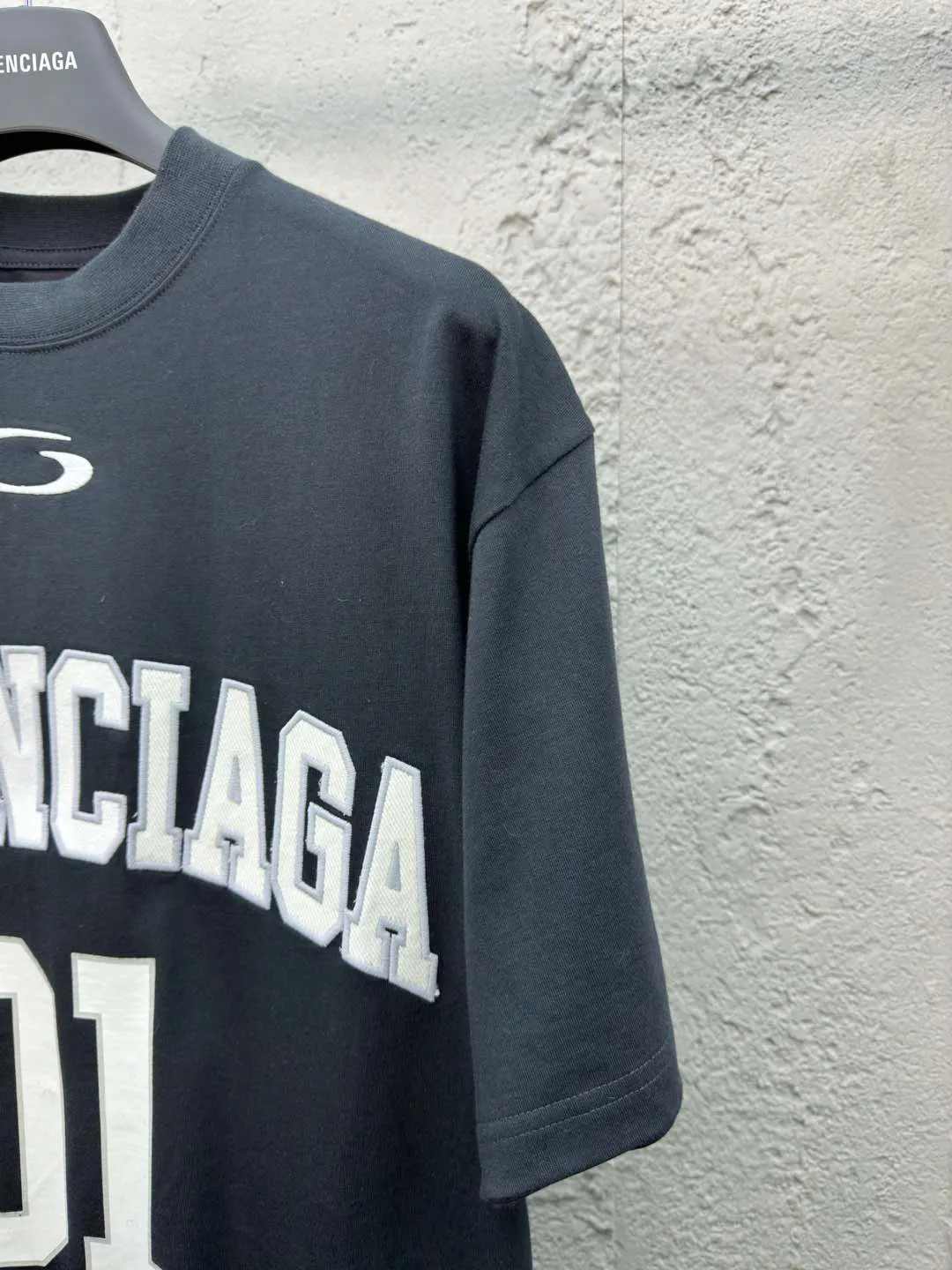 Balenciaga Blue Short Sleeve T-Shirt Street