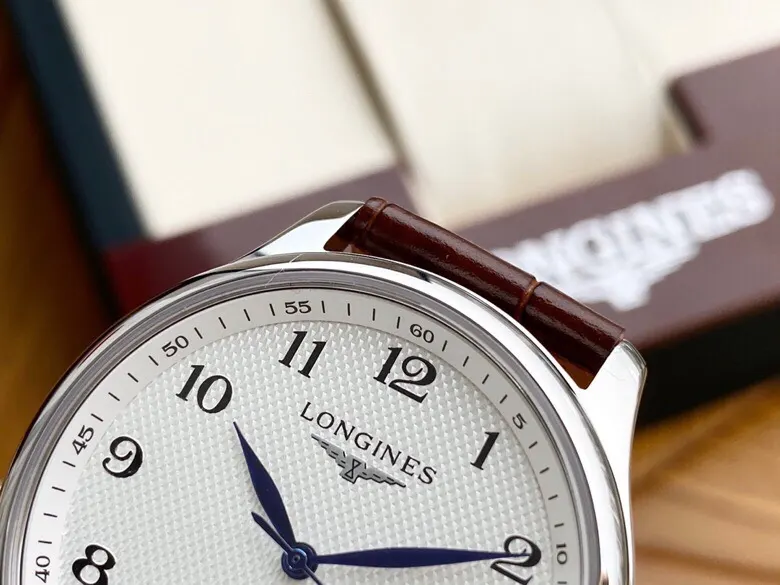 Longines 手錶白钢 浪琴 名匠系列 男士腕表 进口自动 經典腕表款