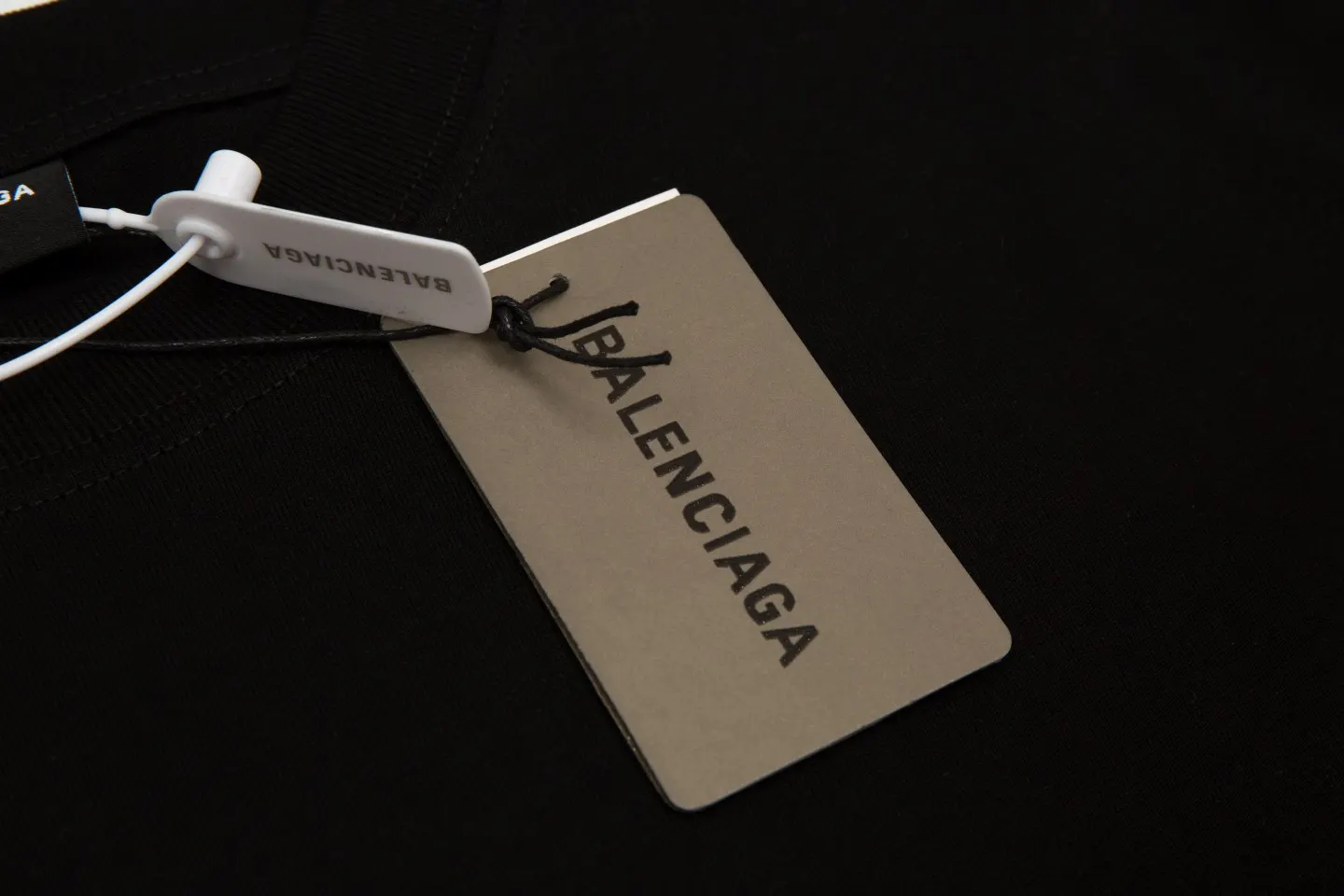 Balenciaga 黑色 短袖T恤 宽松休闲