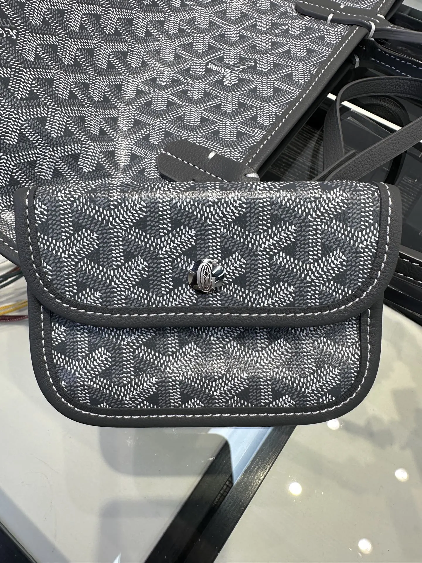 Goyard 灰色 小牛皮 托特包 大容量托特款