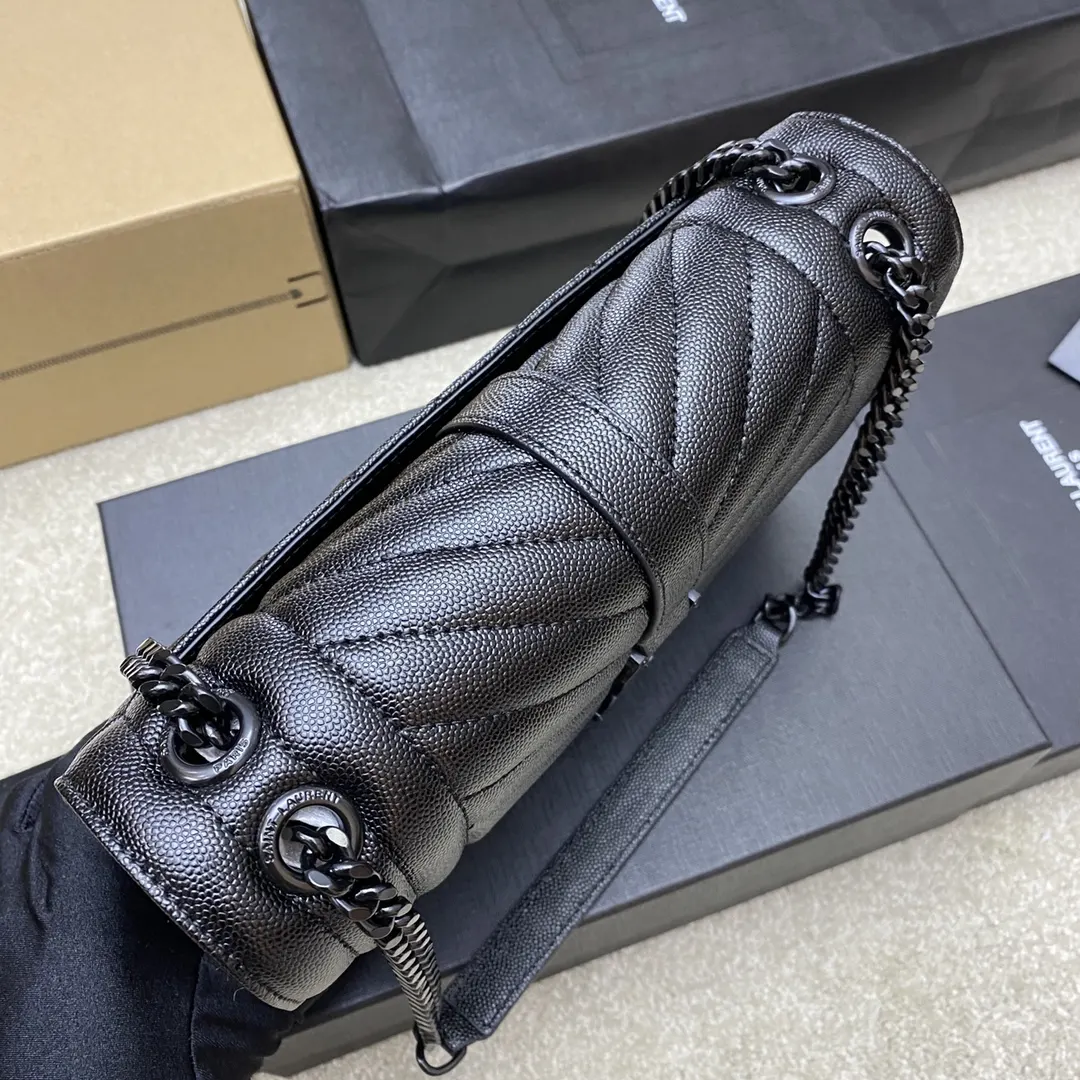 Black Chain Bag Leather