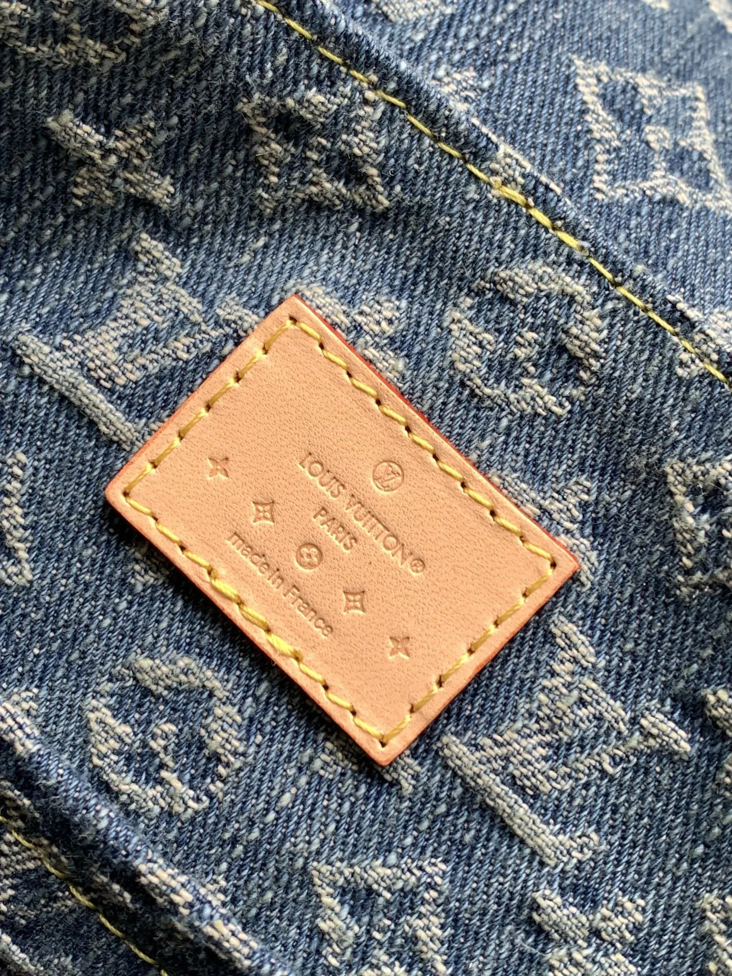 Blue Monogram Backpack Canvas