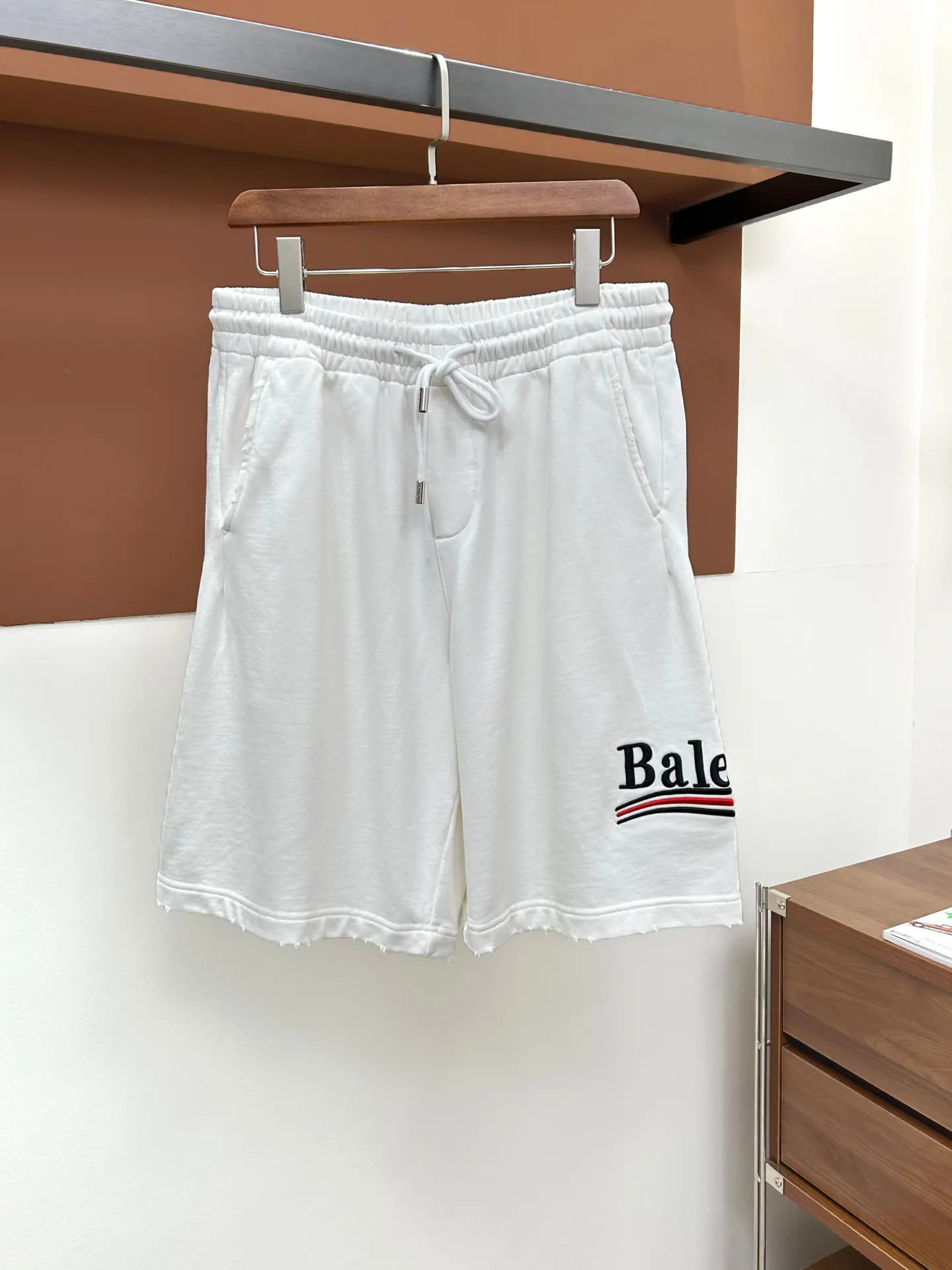 Balenciaga Cotton Monogram Shorts
