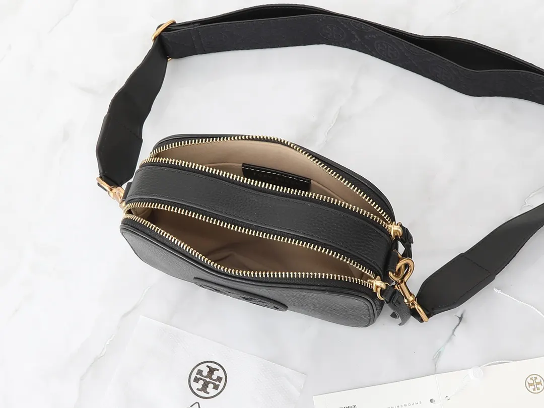 牛仔 提花 保证真皮 质量 Tory Burch 斜挎包 轻便斜挎款