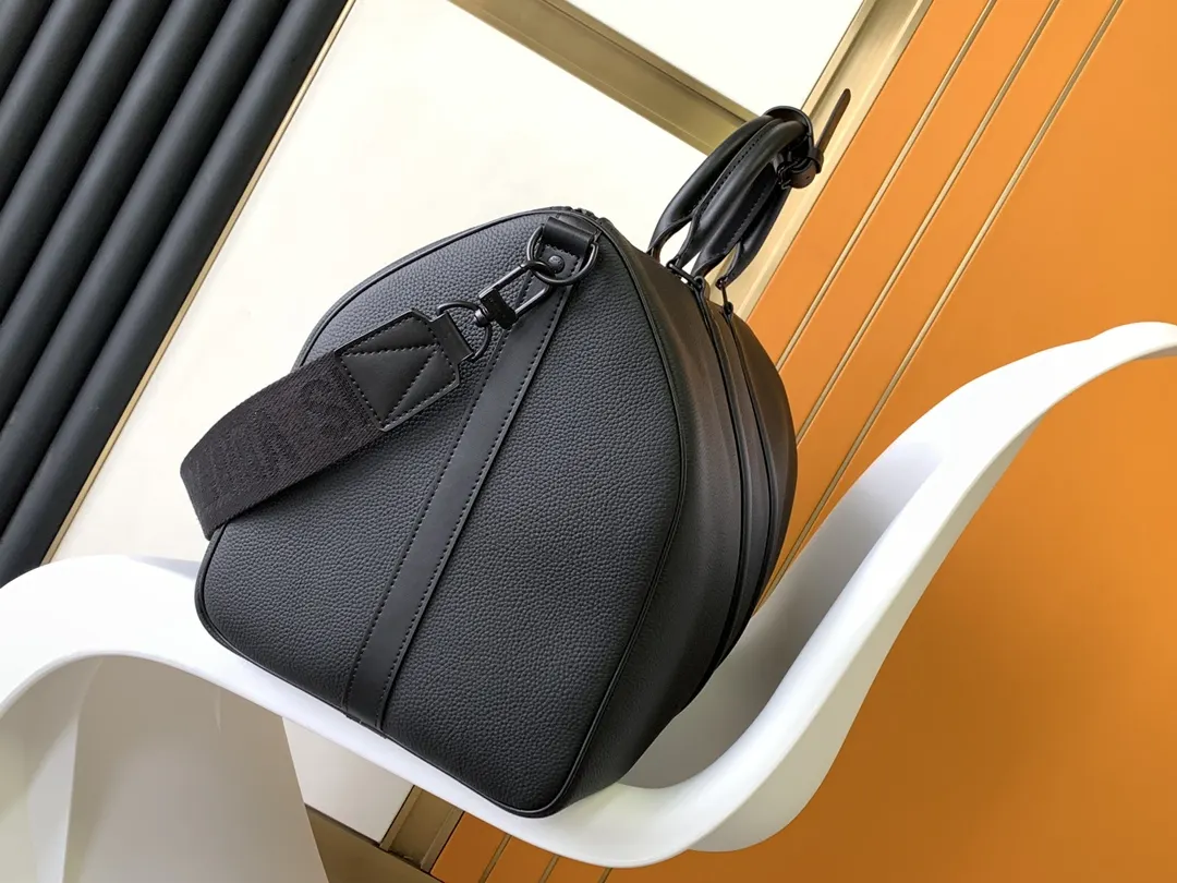 LV Keepall 黑色 牛皮 旅行包 大容量旅行款