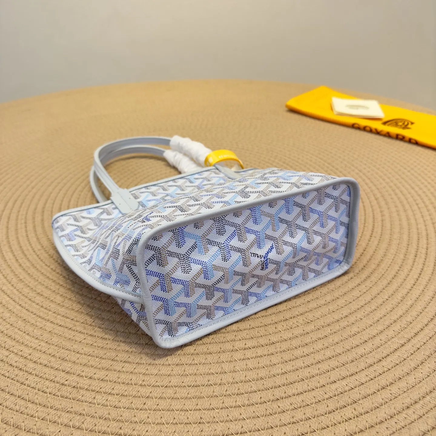 Goyard mini托特极地藍 戈雅Anjou Mini 托特包 大容量托特款