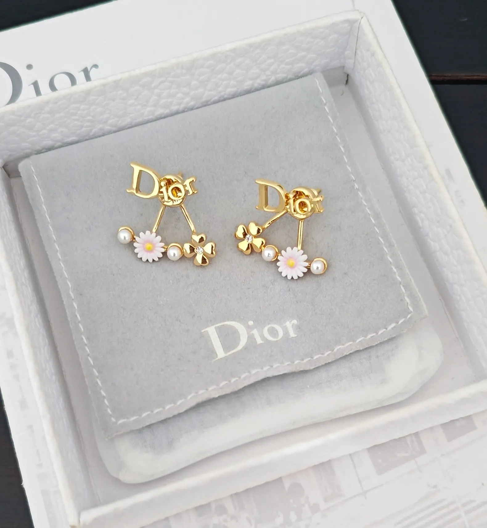 Dior 黑色CD星星发夹 礼盒款