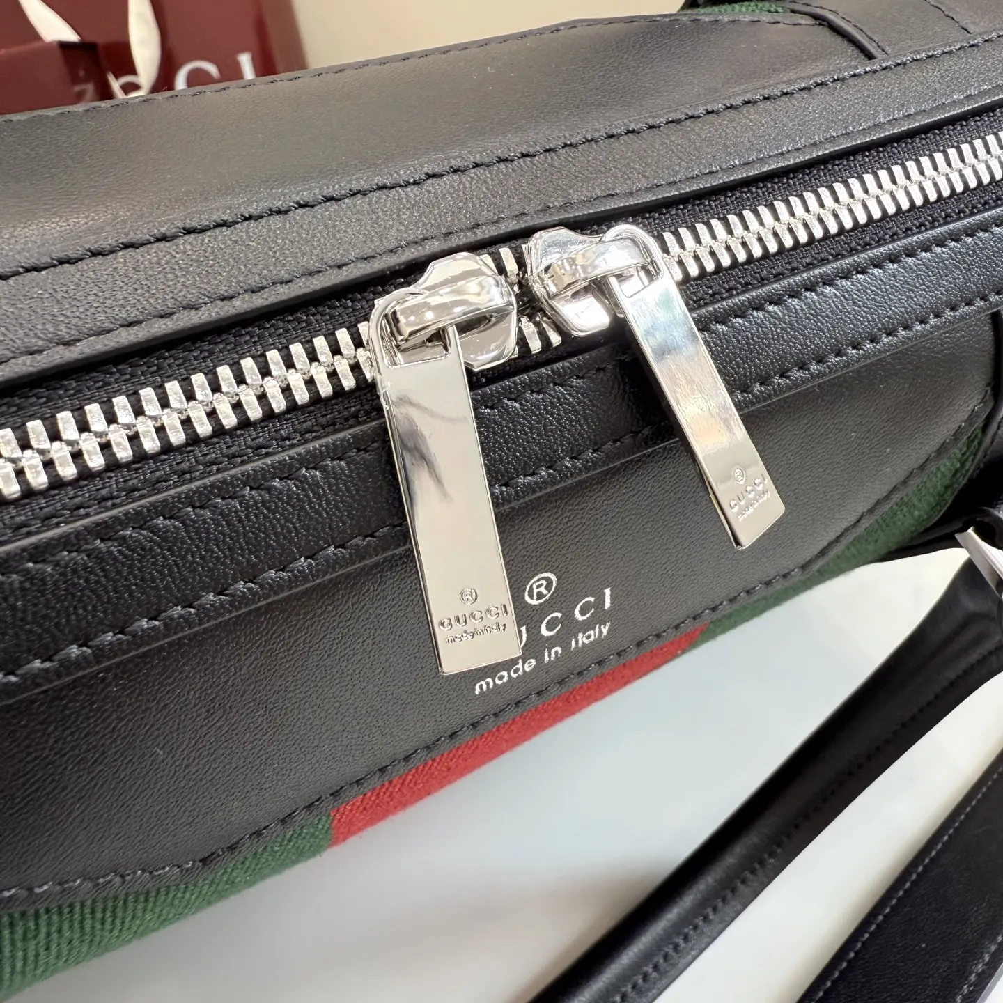 Gucci Black Silver Briefcase Business Commuter Leather Image 11 Gucci Black Silver Briefcase Business Commuter Leather Image 11