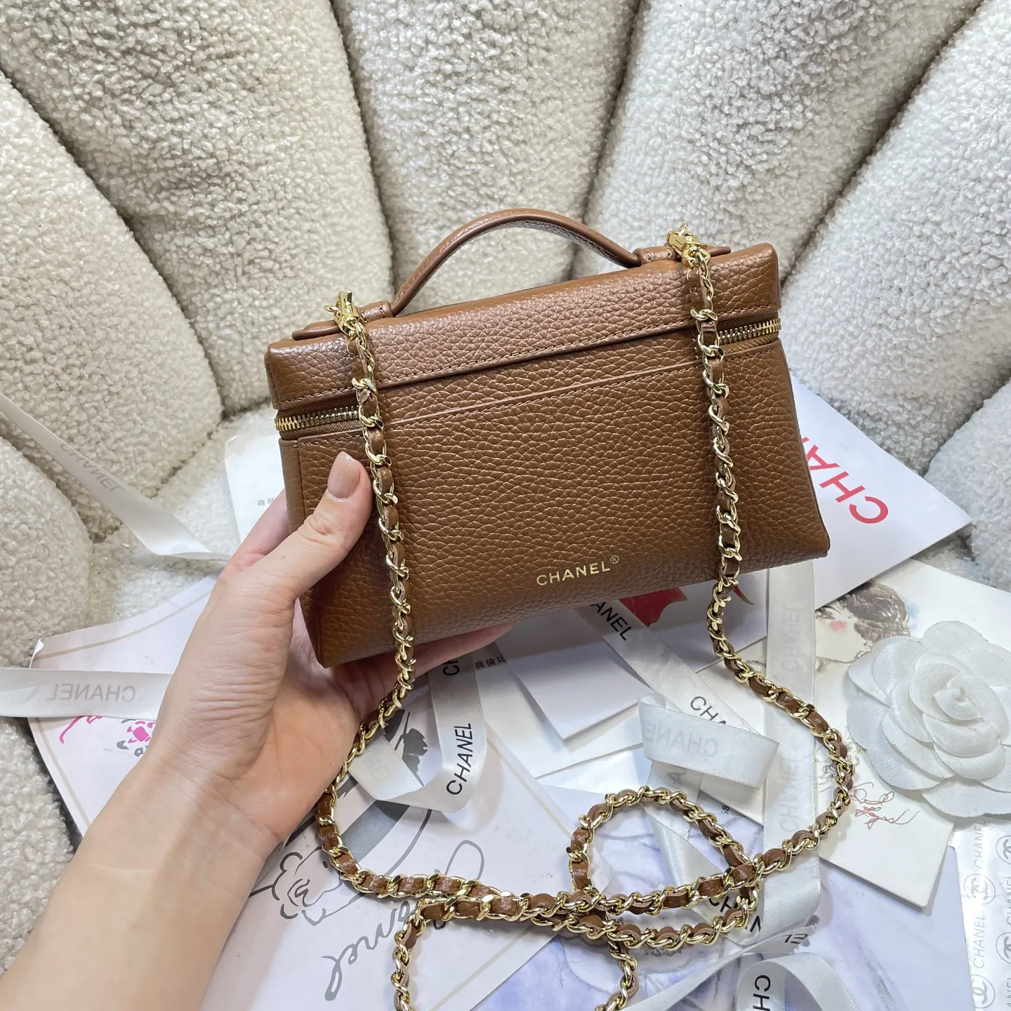 Cosmetic Pouch Premium Leather