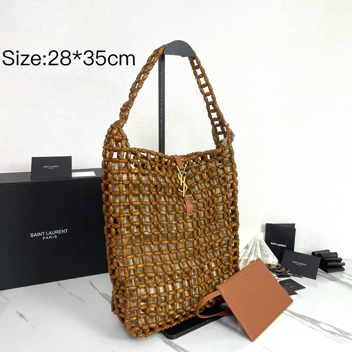 YSL Hobo 皮革 镂空感夏天背自带清凉 编号 腋下包 復古腋下背款